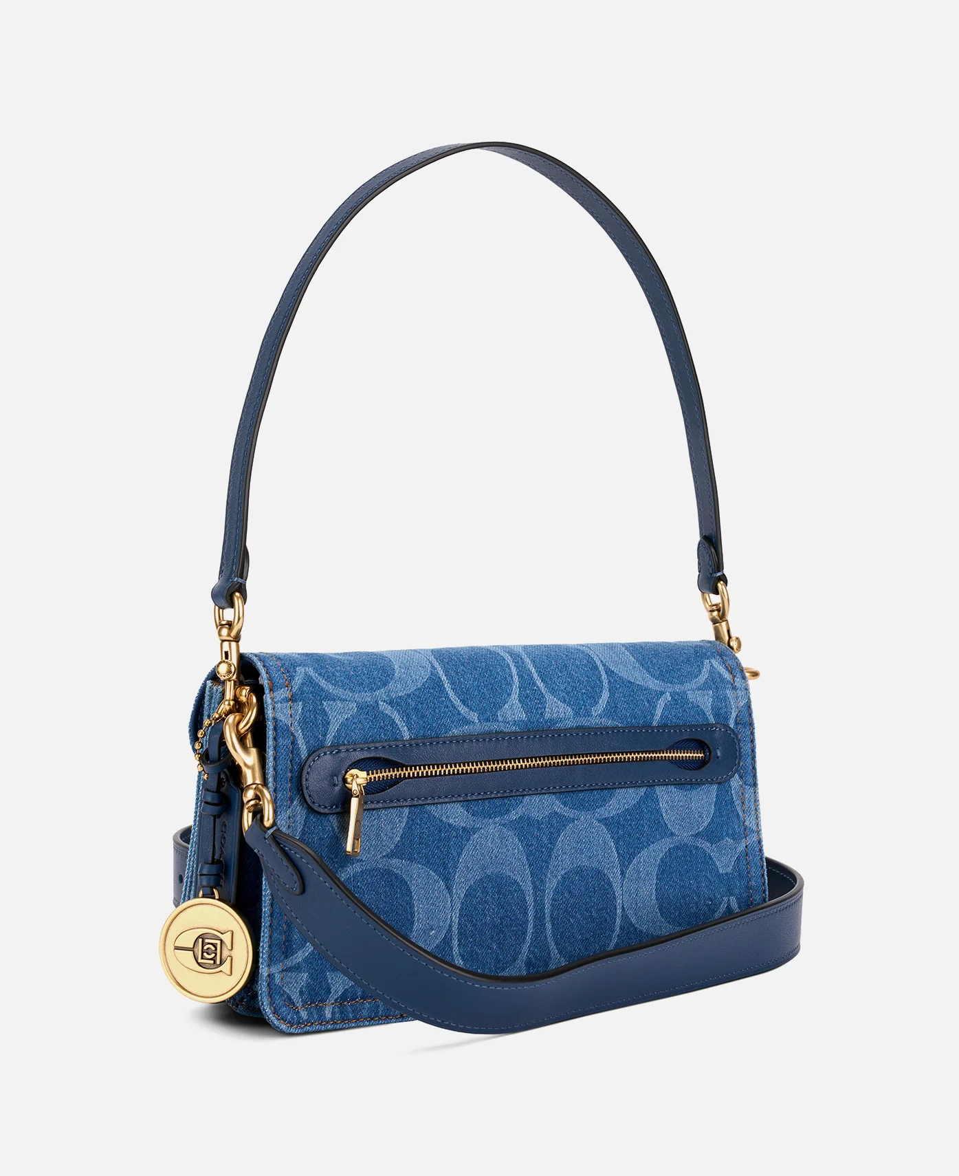 Coach Clot Tabby Shoulder Bag 26 In Maxi Signature Denim (Indigo) - Image 2