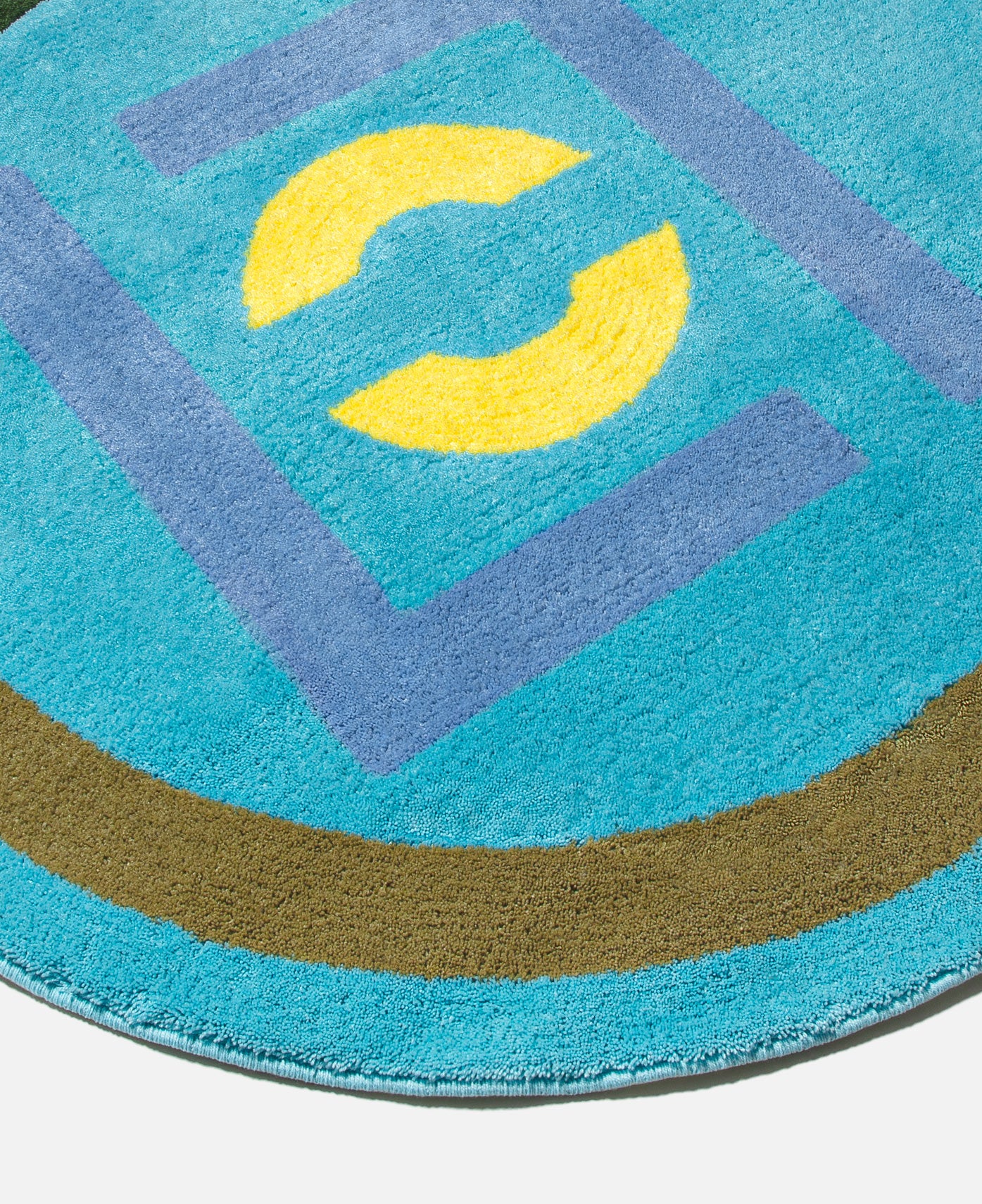 1300mm CLOT Logo Rug (Teal) - Image 4