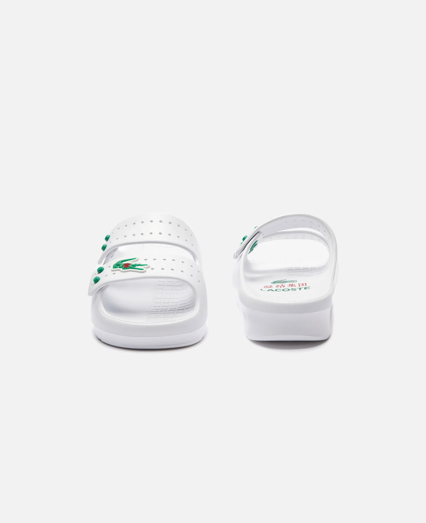 Serve Strap Slippers (White) - Image 2