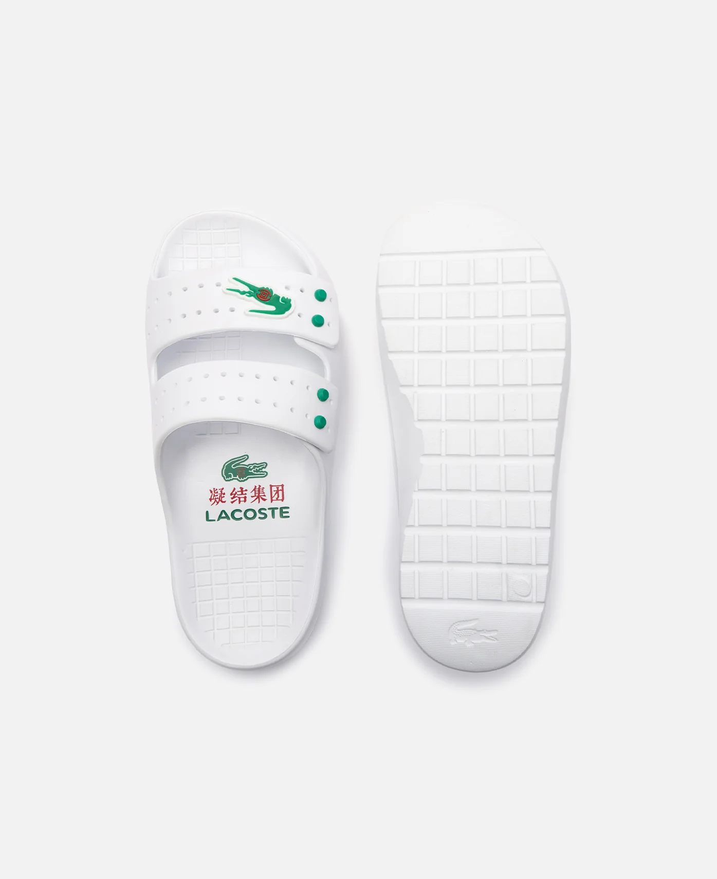 Serve Strap Slippers (White) - Image 3