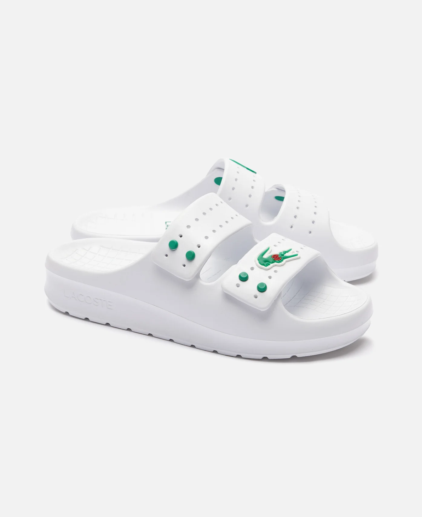 Serve Strap Slippers (White) - Image 4