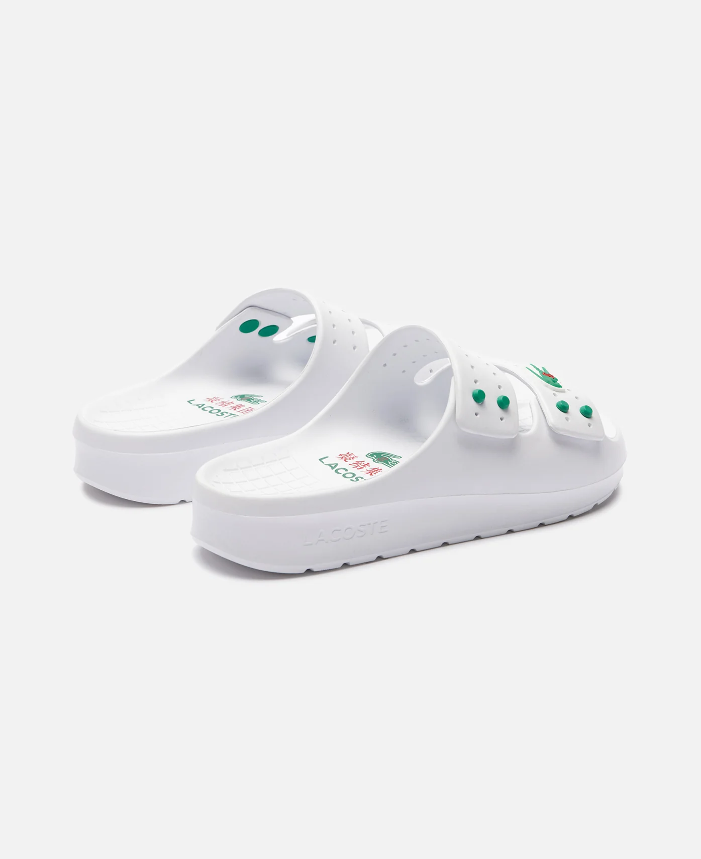 Serve Strap Slippers (White) - Image 5