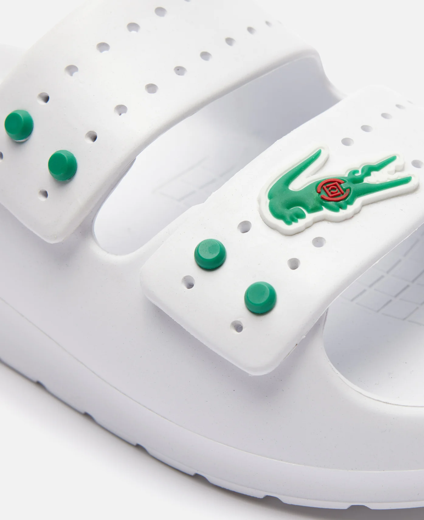 Serve Strap Slippers (White) - Image 6