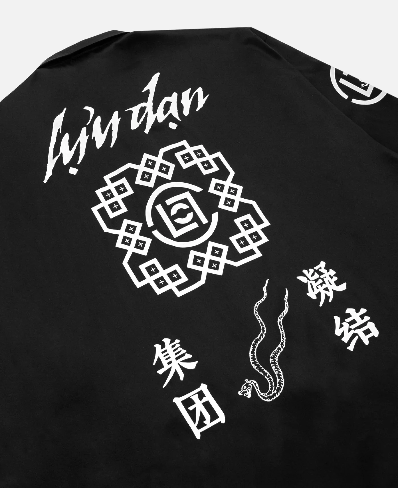 Nylon Shell Coat (Black) - Image 6