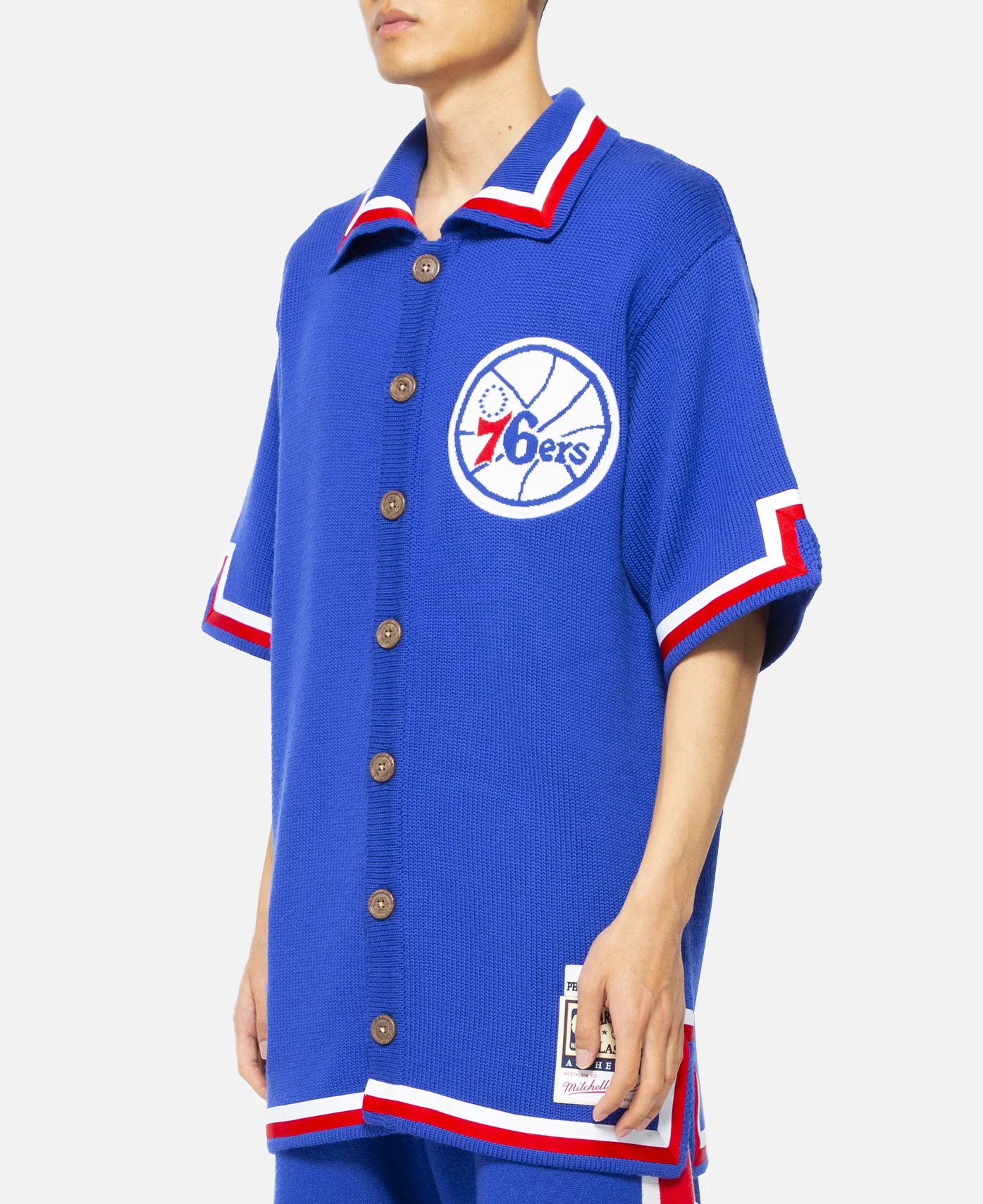 76ers 82-83 Knit Shooting Shirt - Image 7