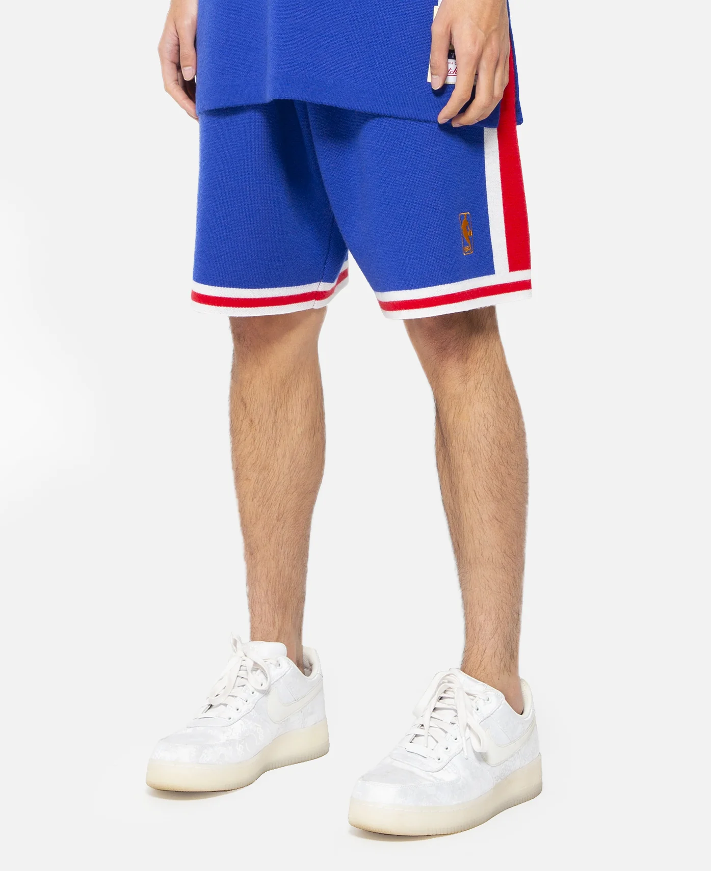 76ers 96-97 Knit Jacquard Shorts - Image 3