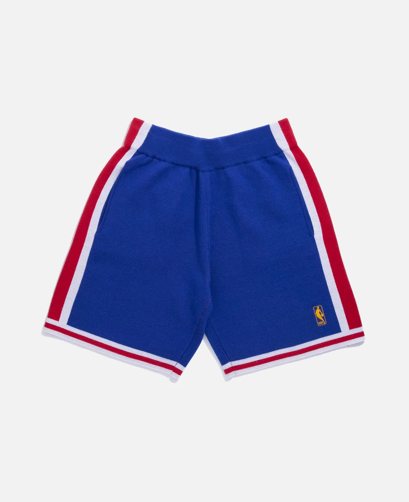 76ers 96-97 Knit Jacquard Shorts - Image 4