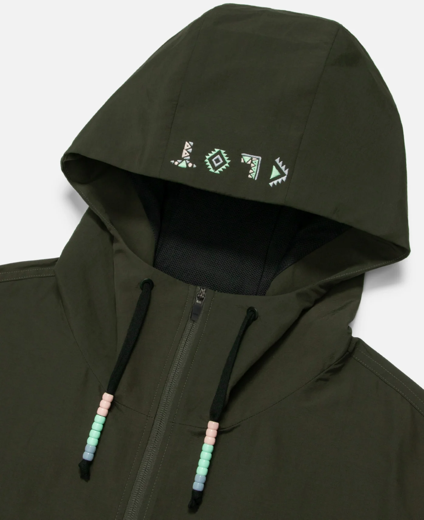Zip-Up Wind Parker (Olive) - Image 3