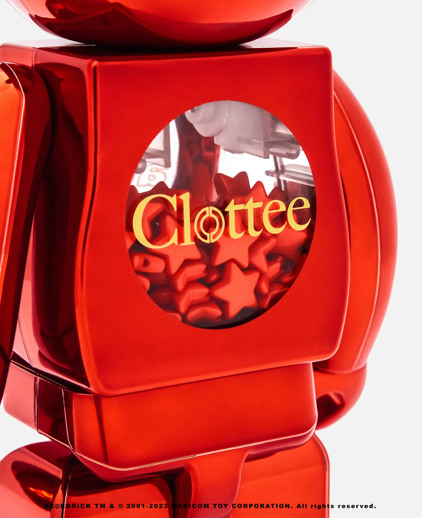 Be@rbrick CLOTTEE x atmos 100% & 400% Set (Red) - Image 10