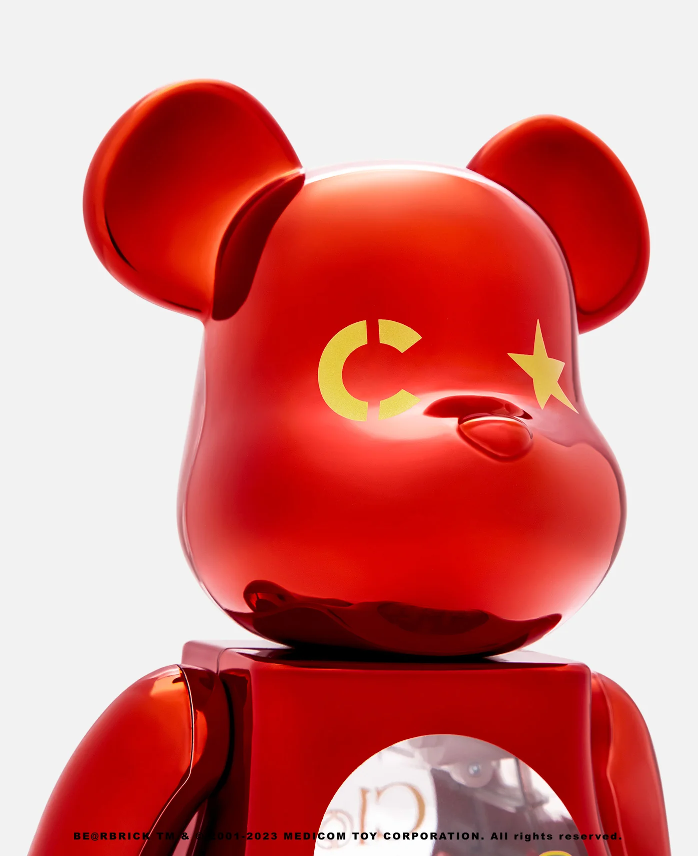 Be@rbrick CLOTTEE x atmos 100% & 400% Set (Red) - Image 7