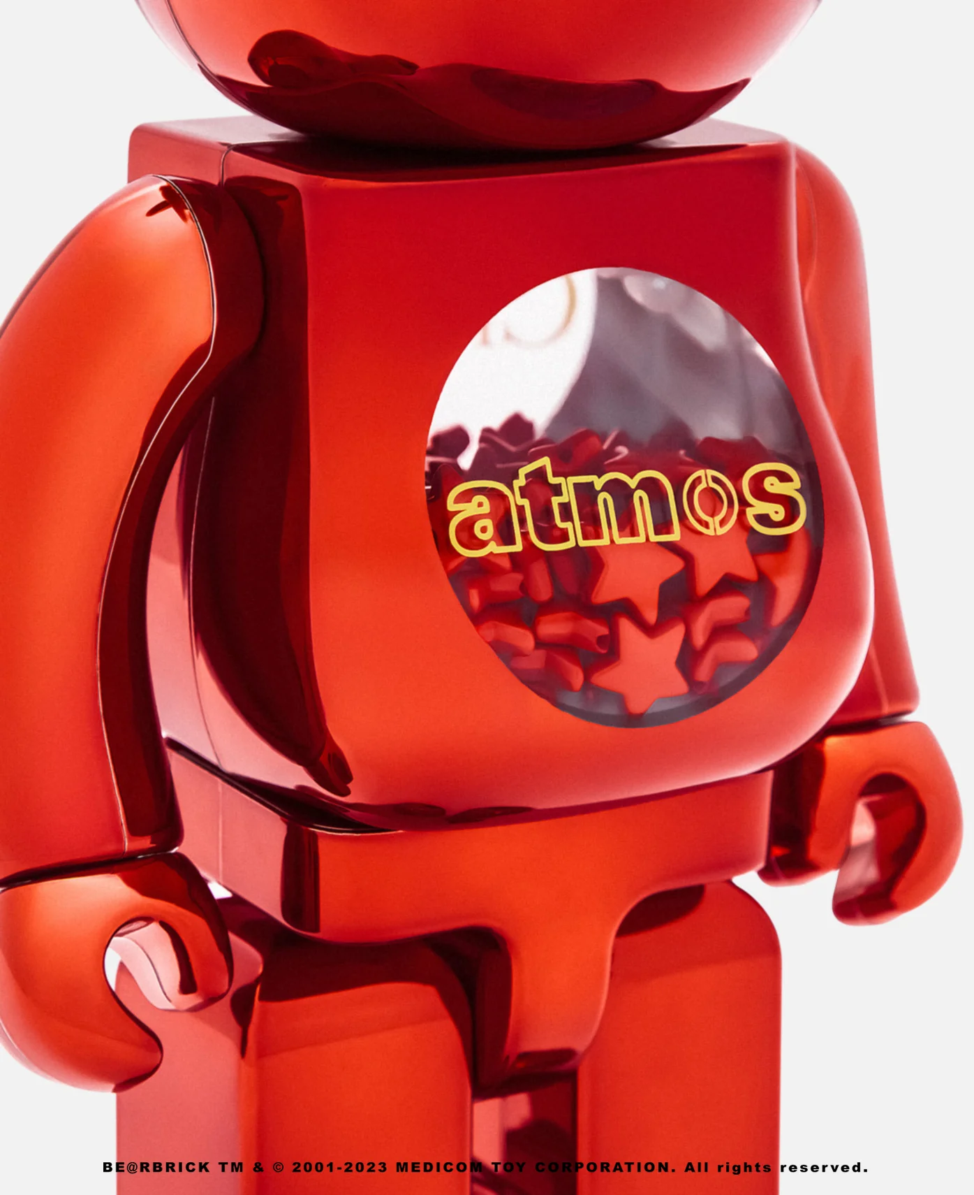 Be@rbrick CLOTTEE x atmos 100% & 400% Set (Red) - Image 8