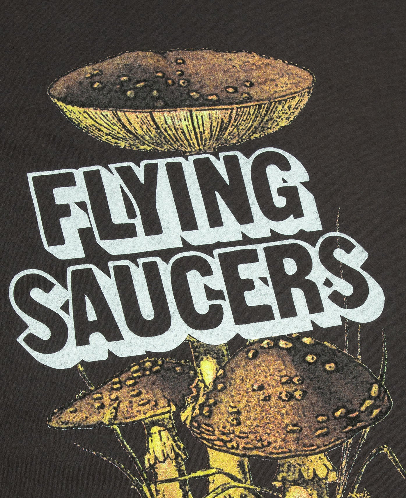 Flying Saucers T-Shirt (Black) - Image 4