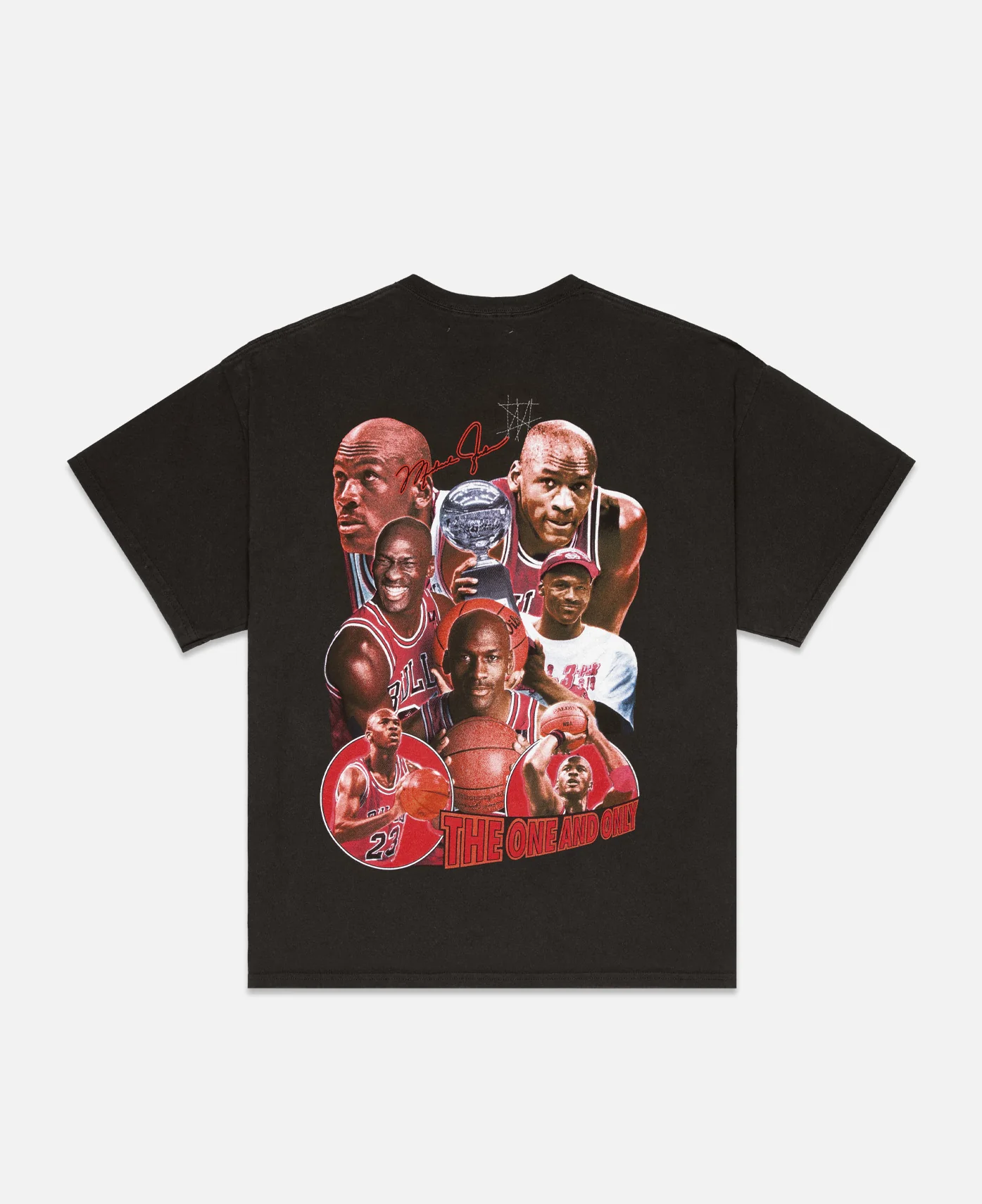 Vintage MJ Icon T-Shirt (Black) - Image 2