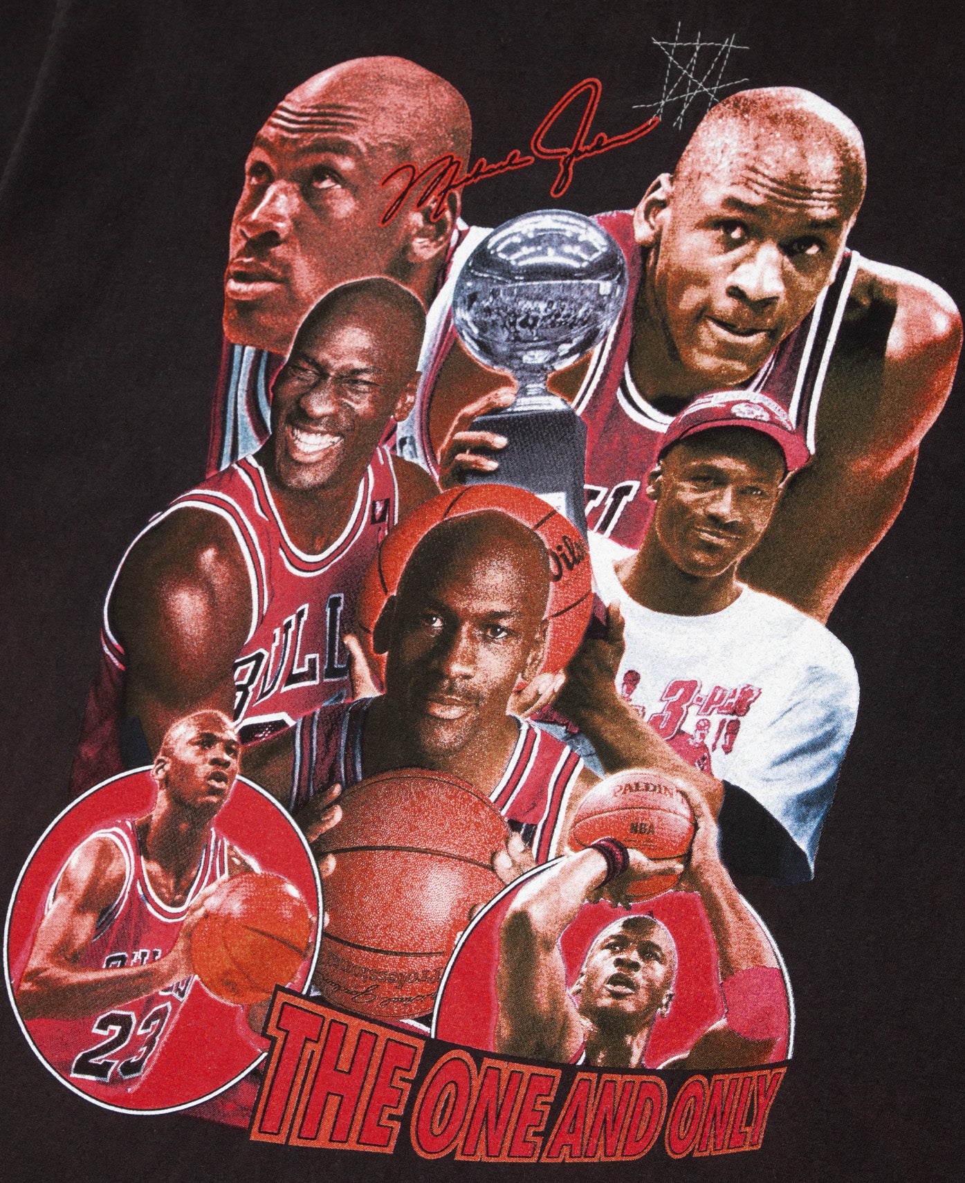 Vintage MJ Icon T-Shirt (Black) - Image 3