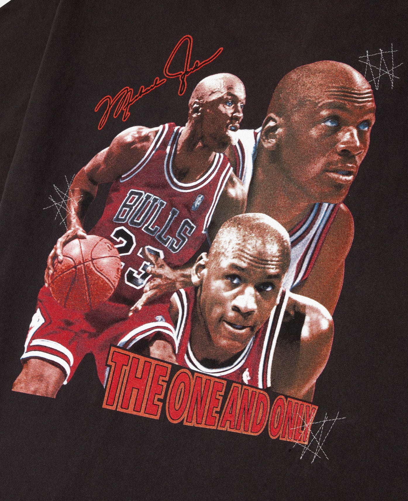 Vintage MJ Icon T-Shirt (Black) - Image 4