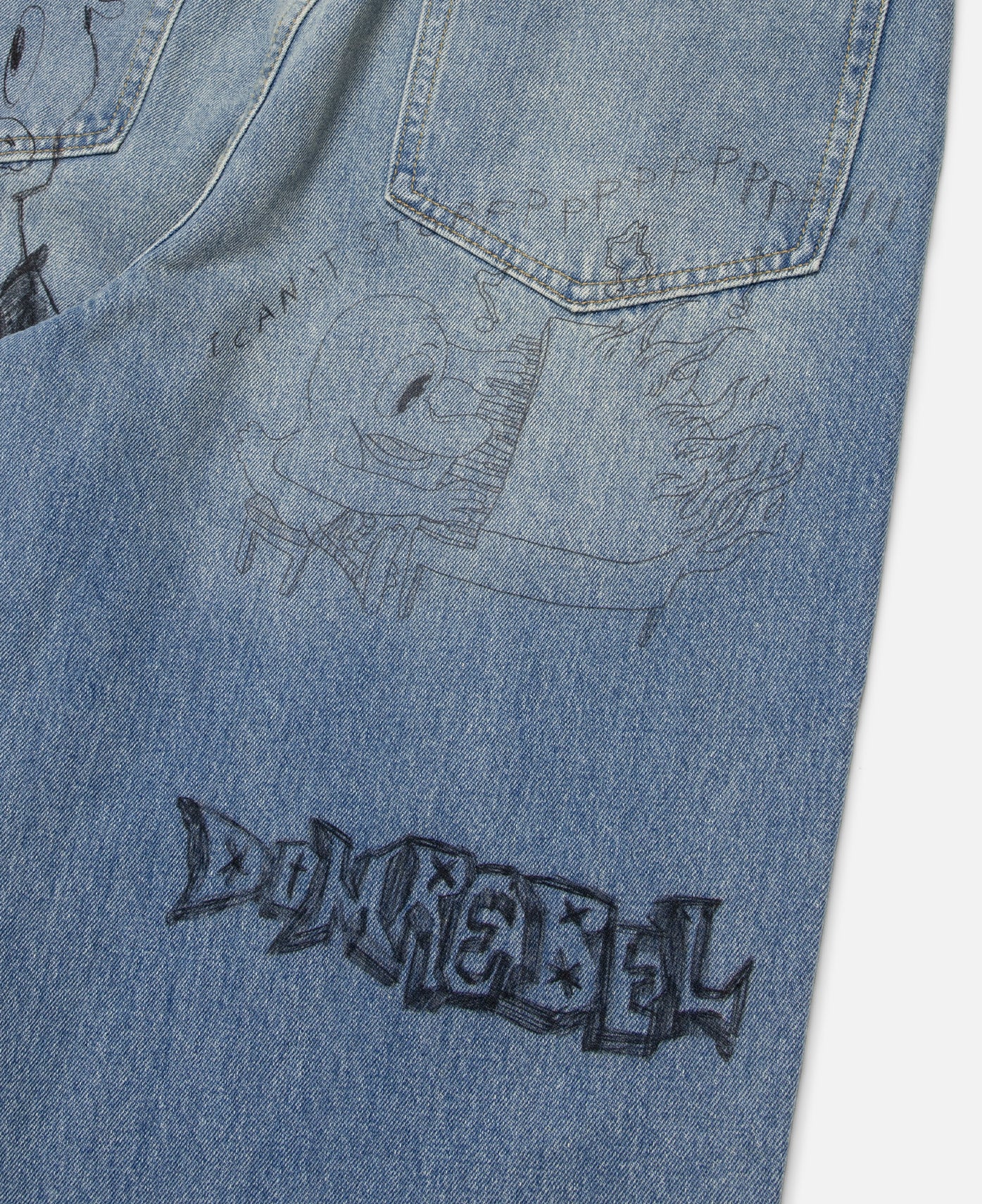 Beaker Bootcut Jeans (Blue) - Image 3