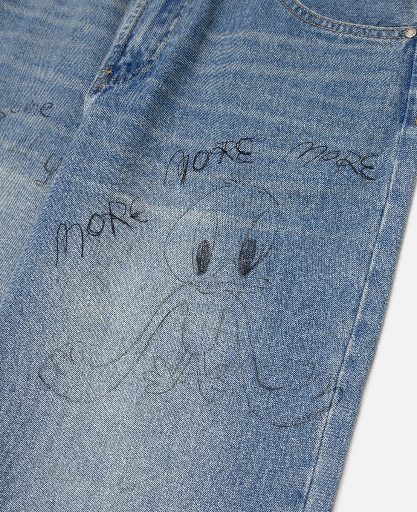 Beaker Bootcut Jeans (Blue) - Image 5