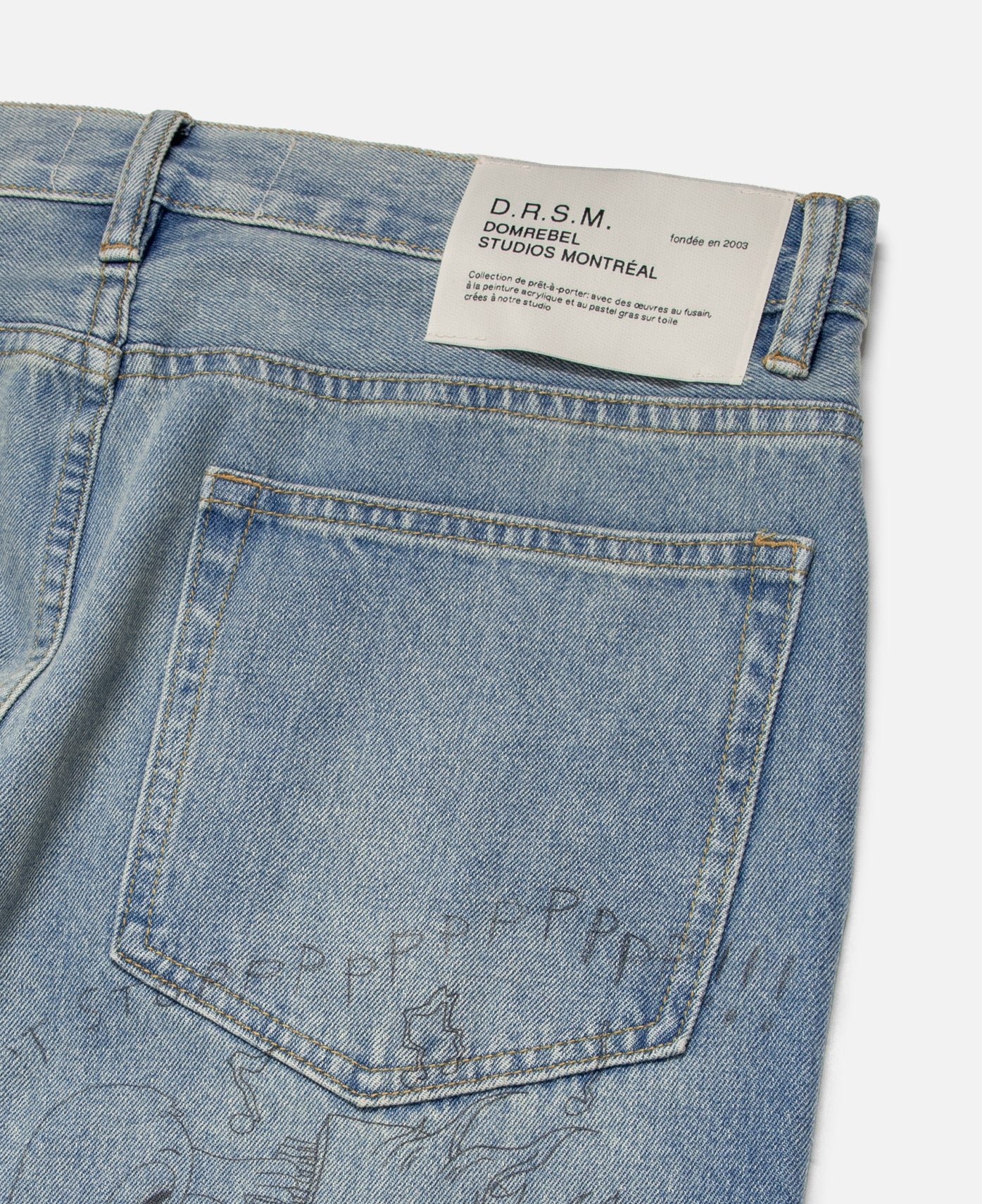 Beaker Bootcut Jeans (Blue) - Image 6