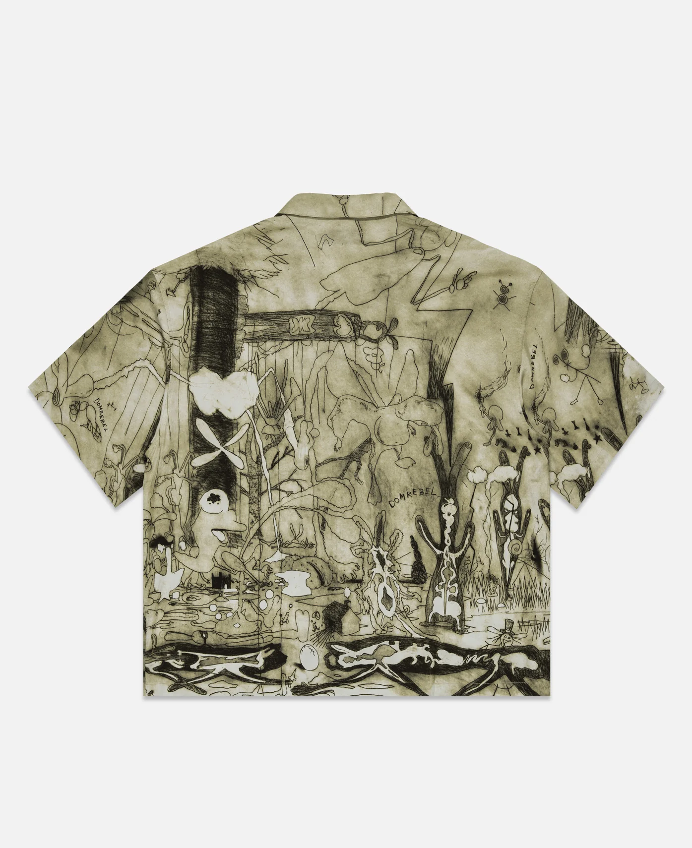 Elysium Camp Collar Shirt (Beige) - Image 2