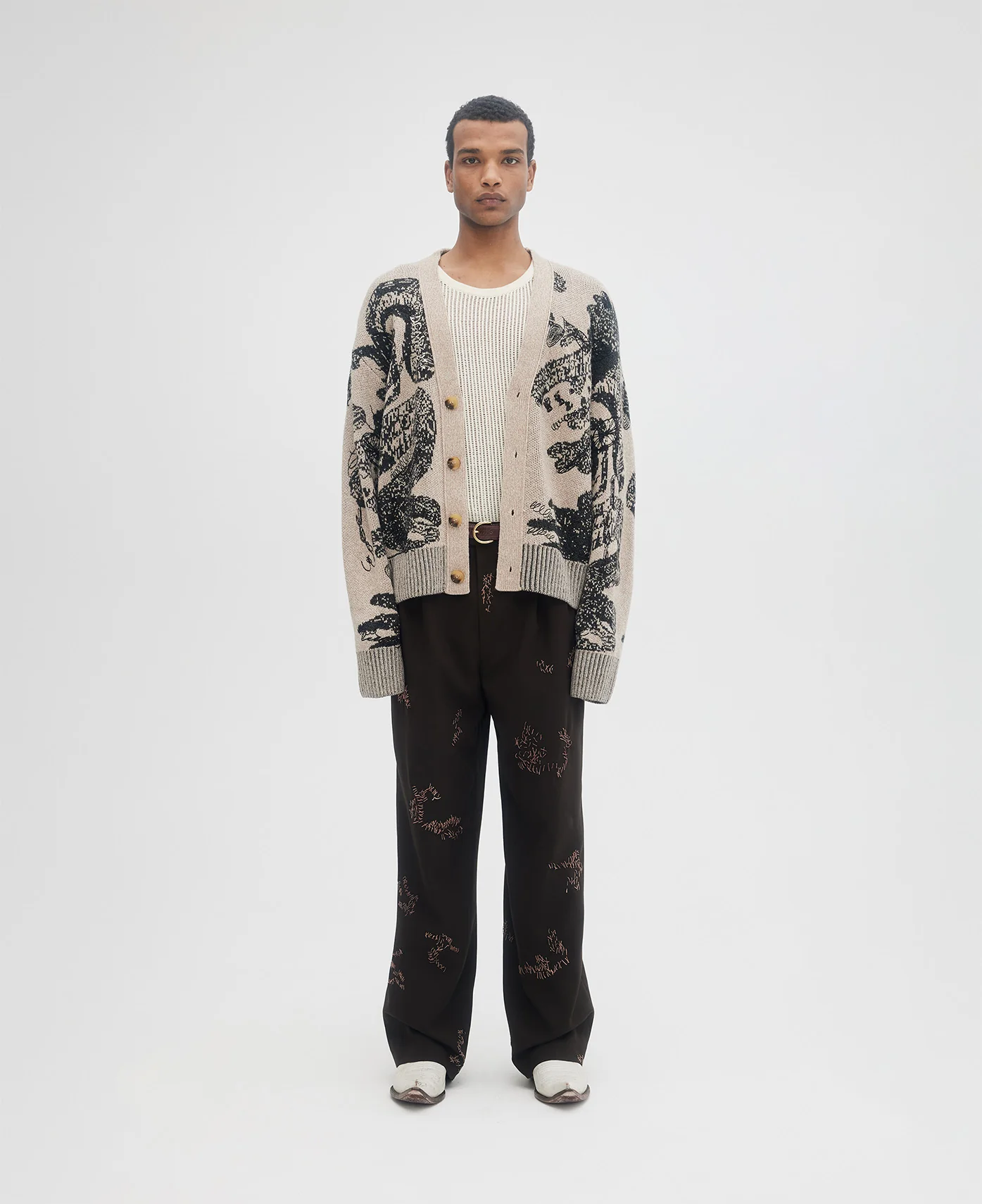 Hao Cardigan (Beige) - Image 2