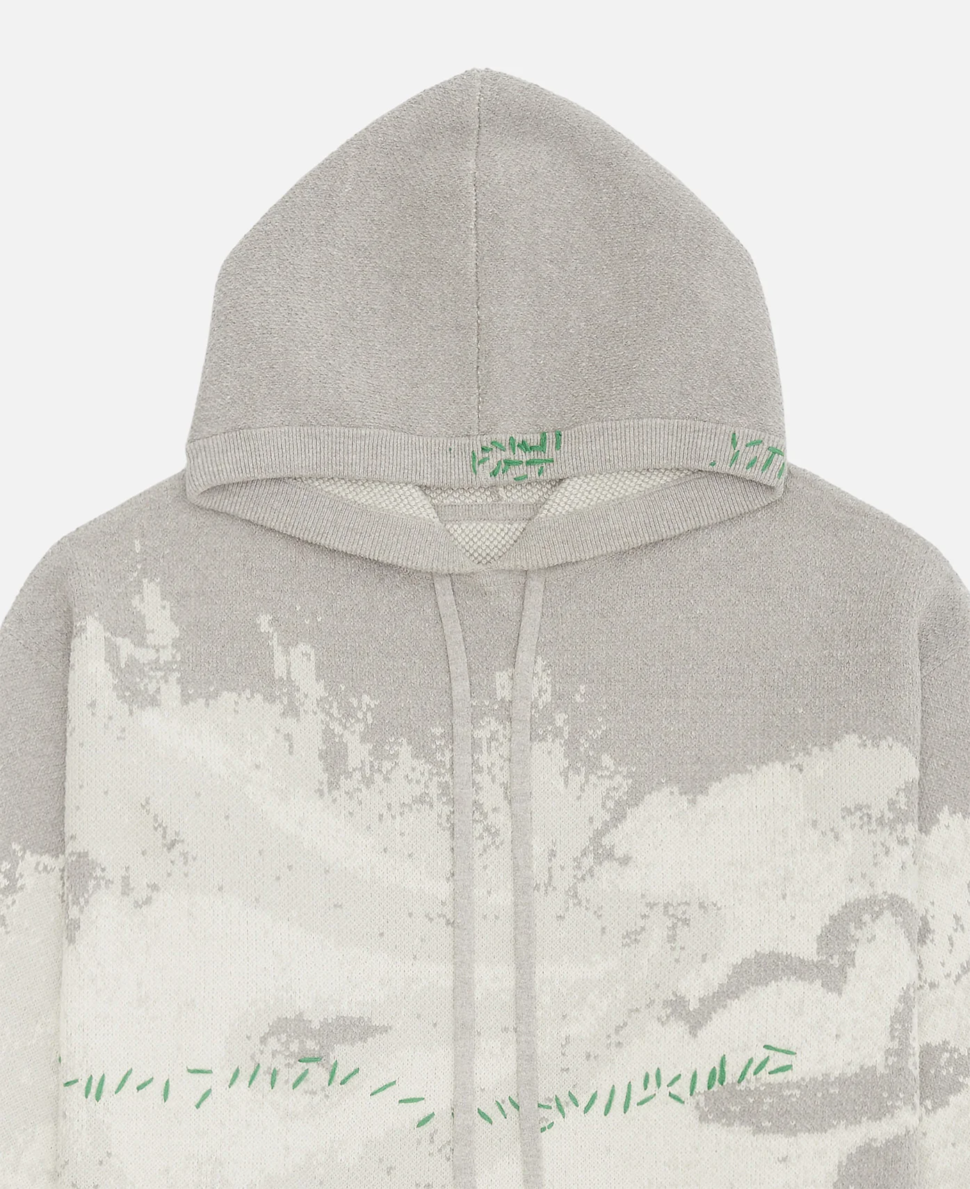 Splash Knit Hoodie (Grey) - Image 4