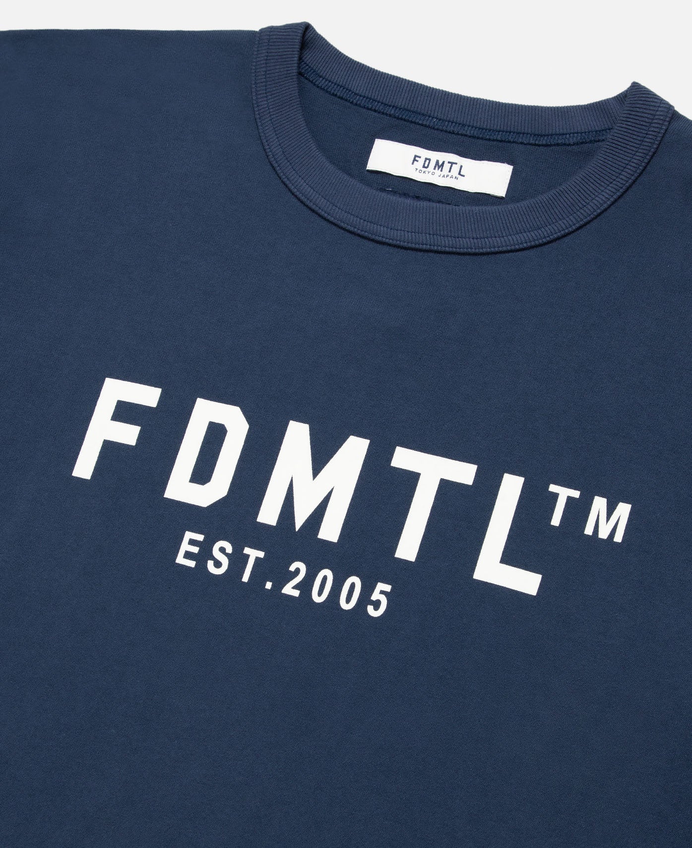 Logo Wide T-Shirt (Navy) - Image 3