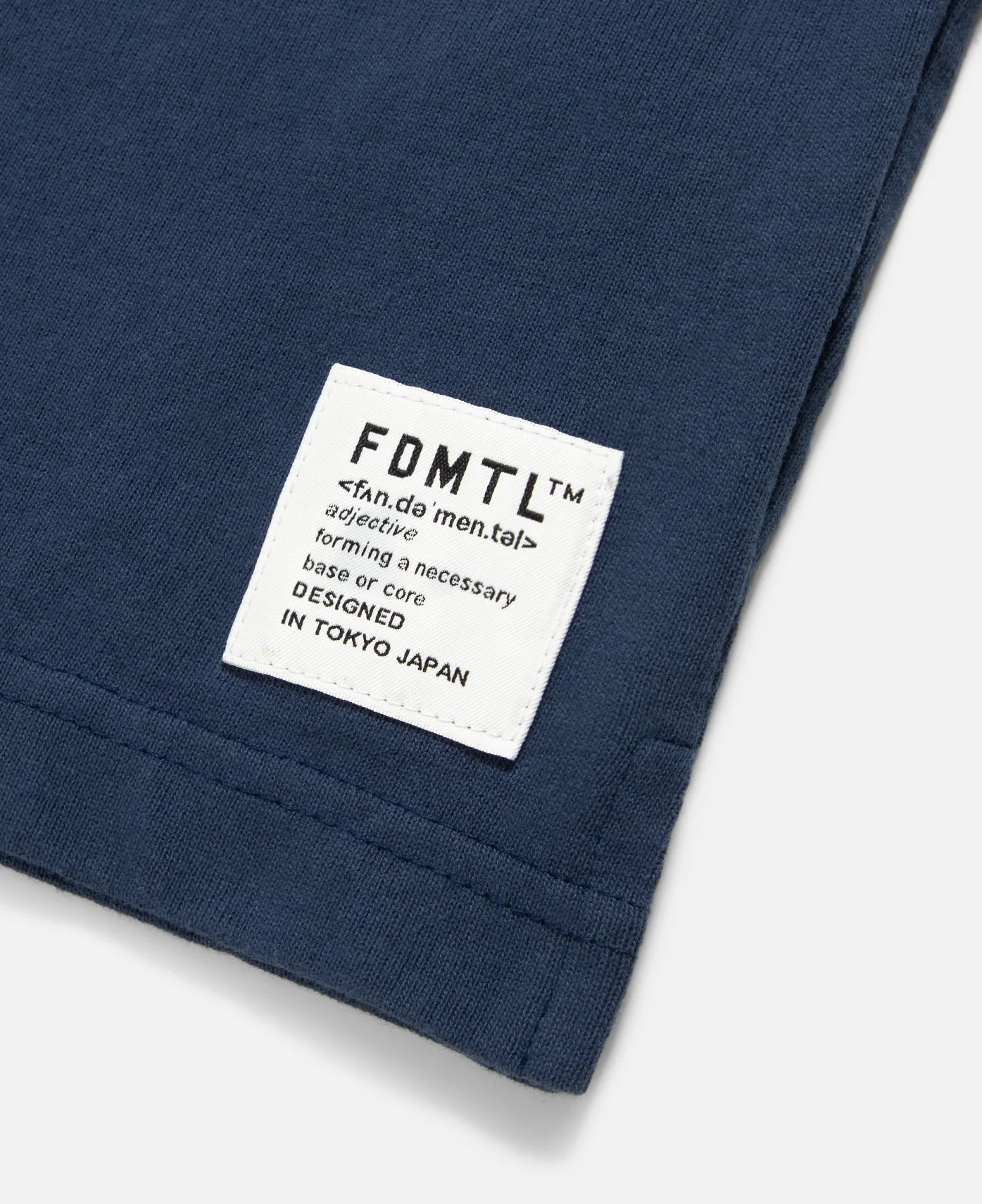 Logo Wide T-Shirt (Navy) - Image 4