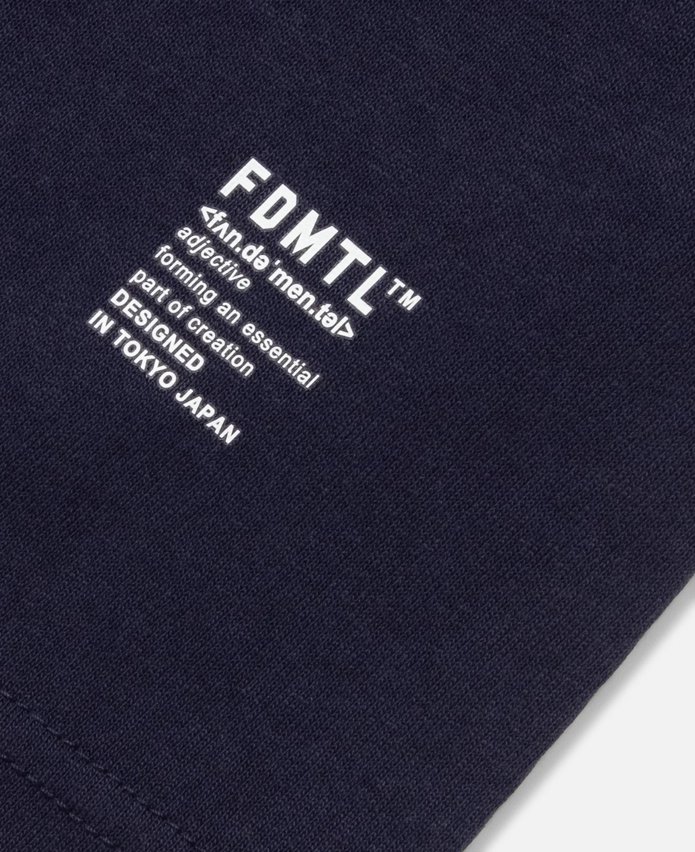 Printed Boro T-Shirt (Navy) - Image 3