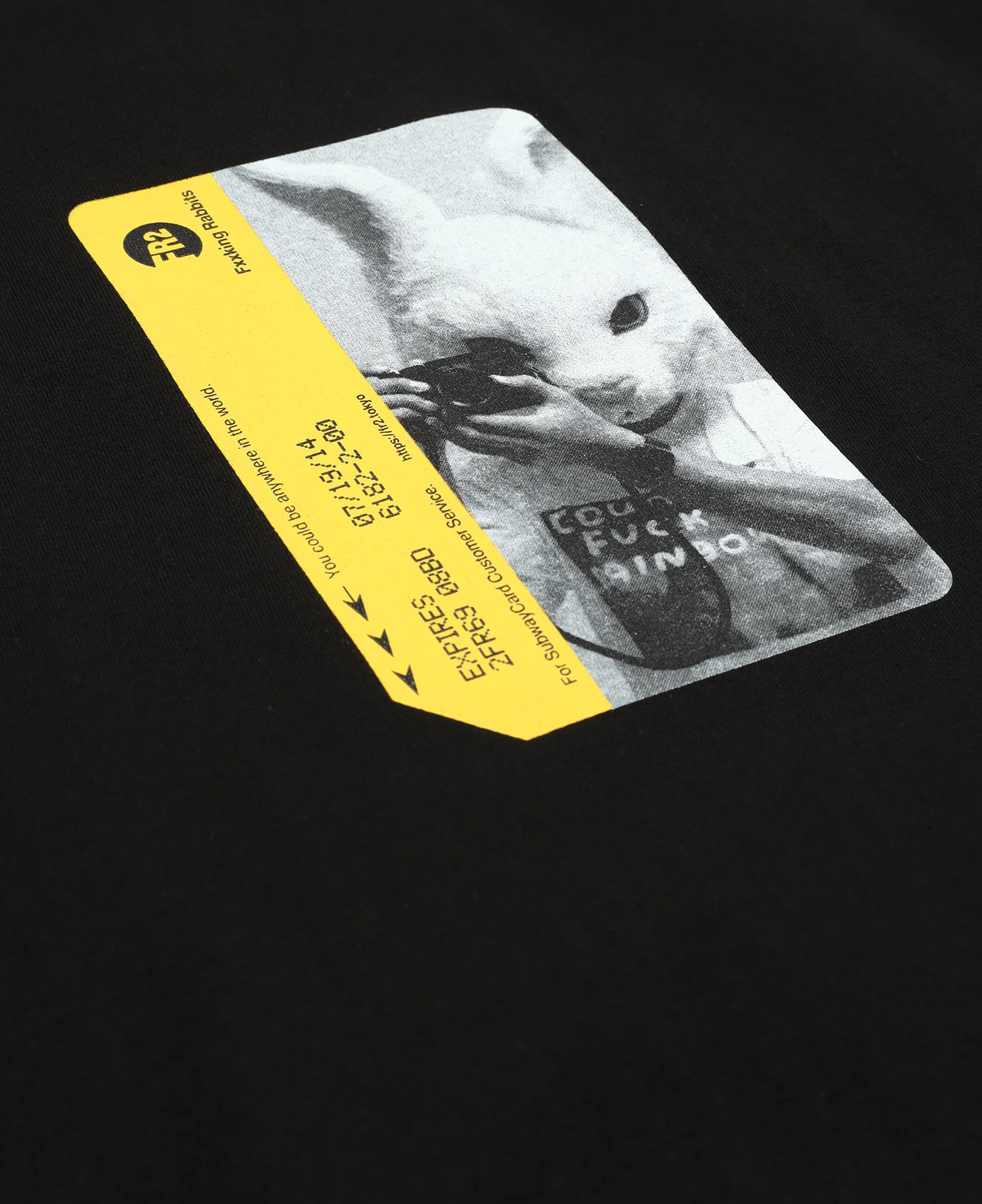 Rta Subway Card T-Shirt (Black) - Image 3