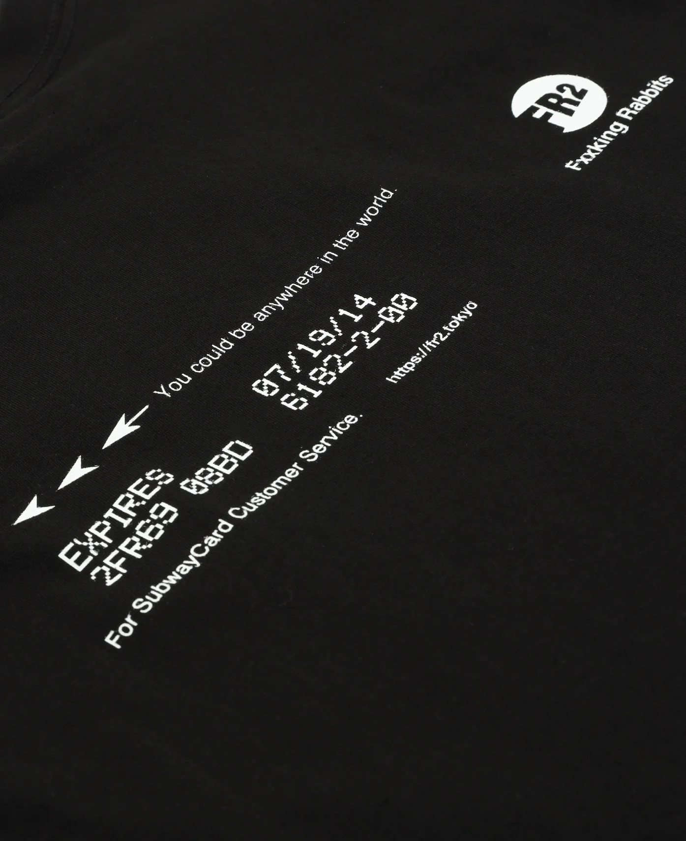 Rta Subway Card T-Shirt (Black) - Image 4