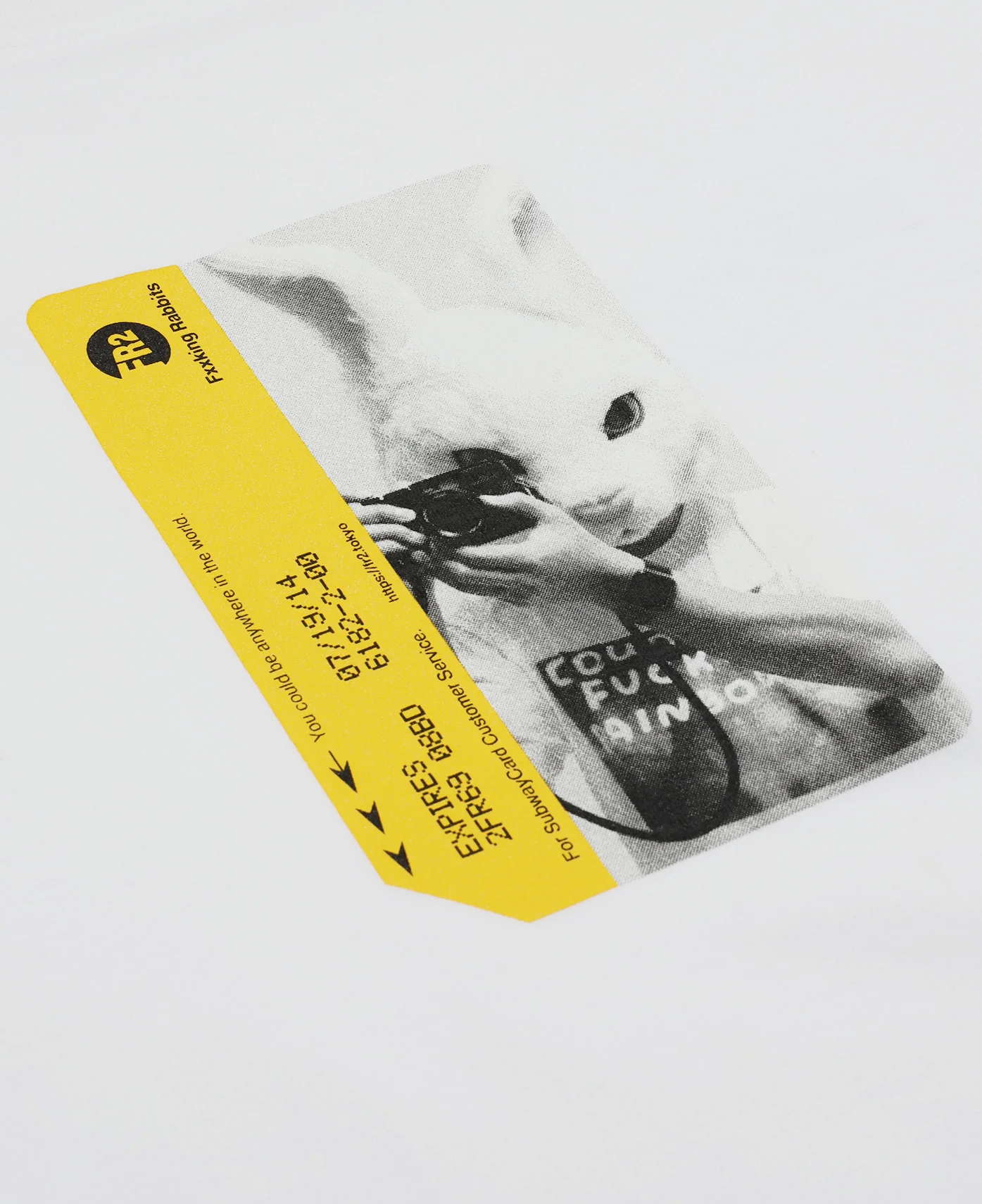 Rta Subway Card T-Shirt (White) - Image 3