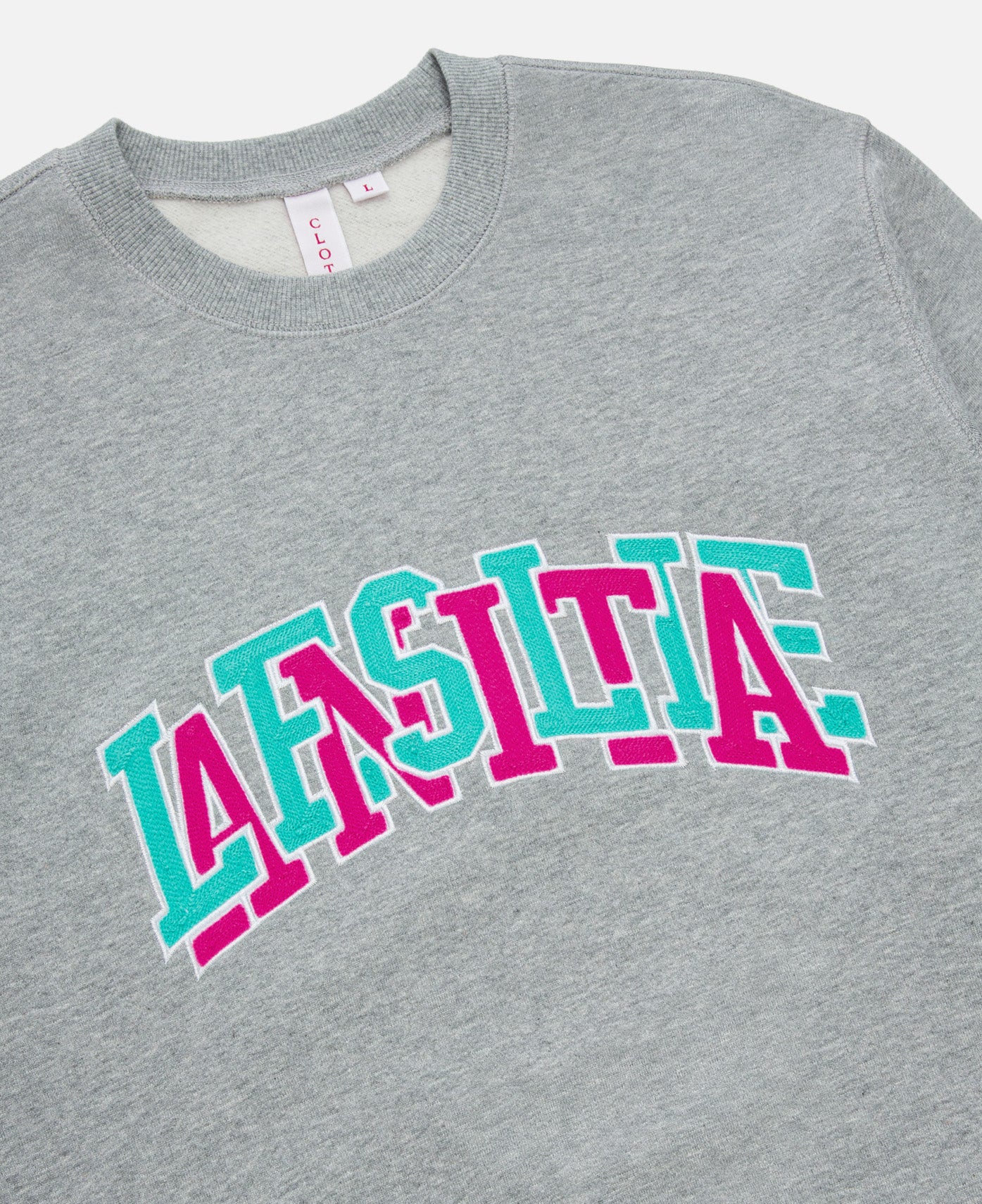 Leslie Anita College Sweatshirt (Grey) - Image 3
