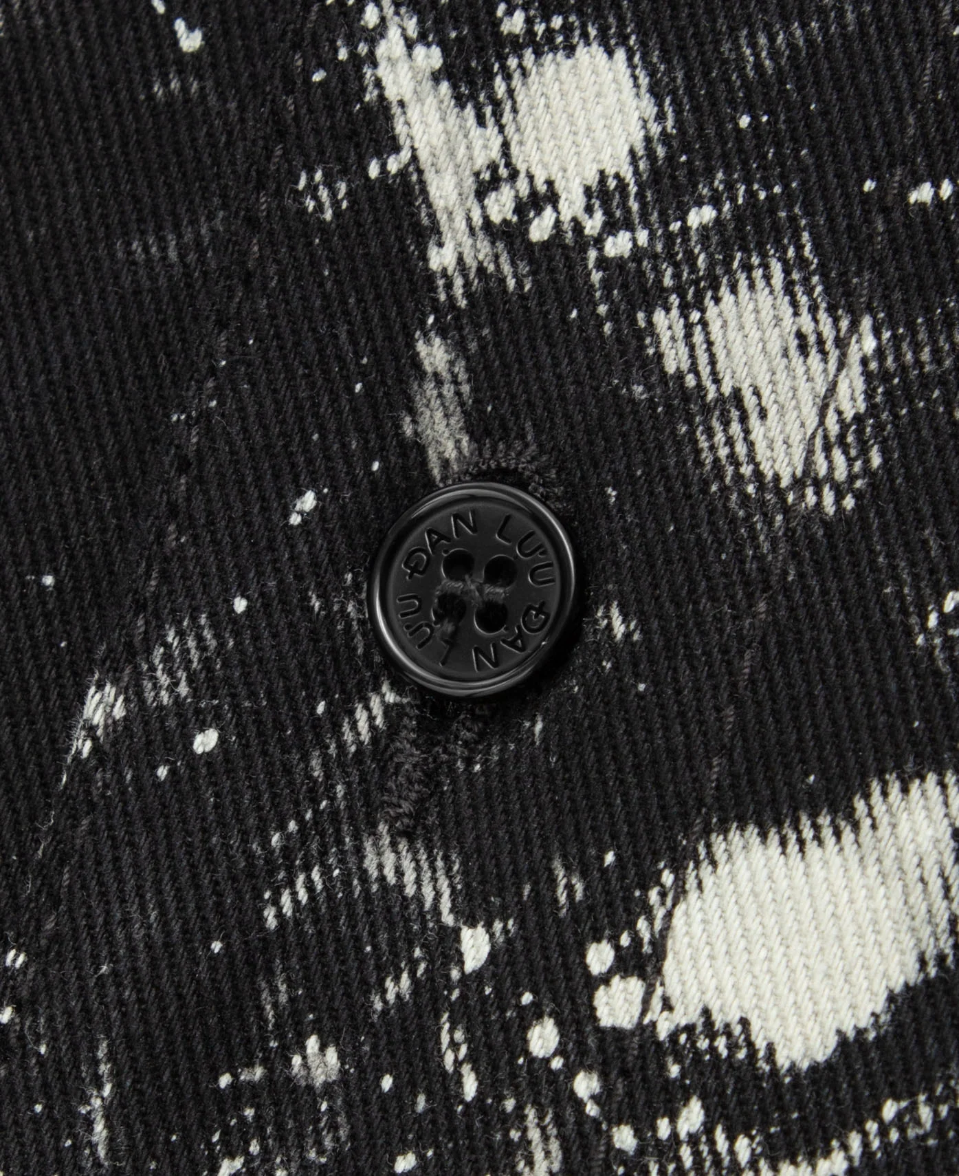 Bleach Splatter Boxy Boy Shirt Black) - Image 4