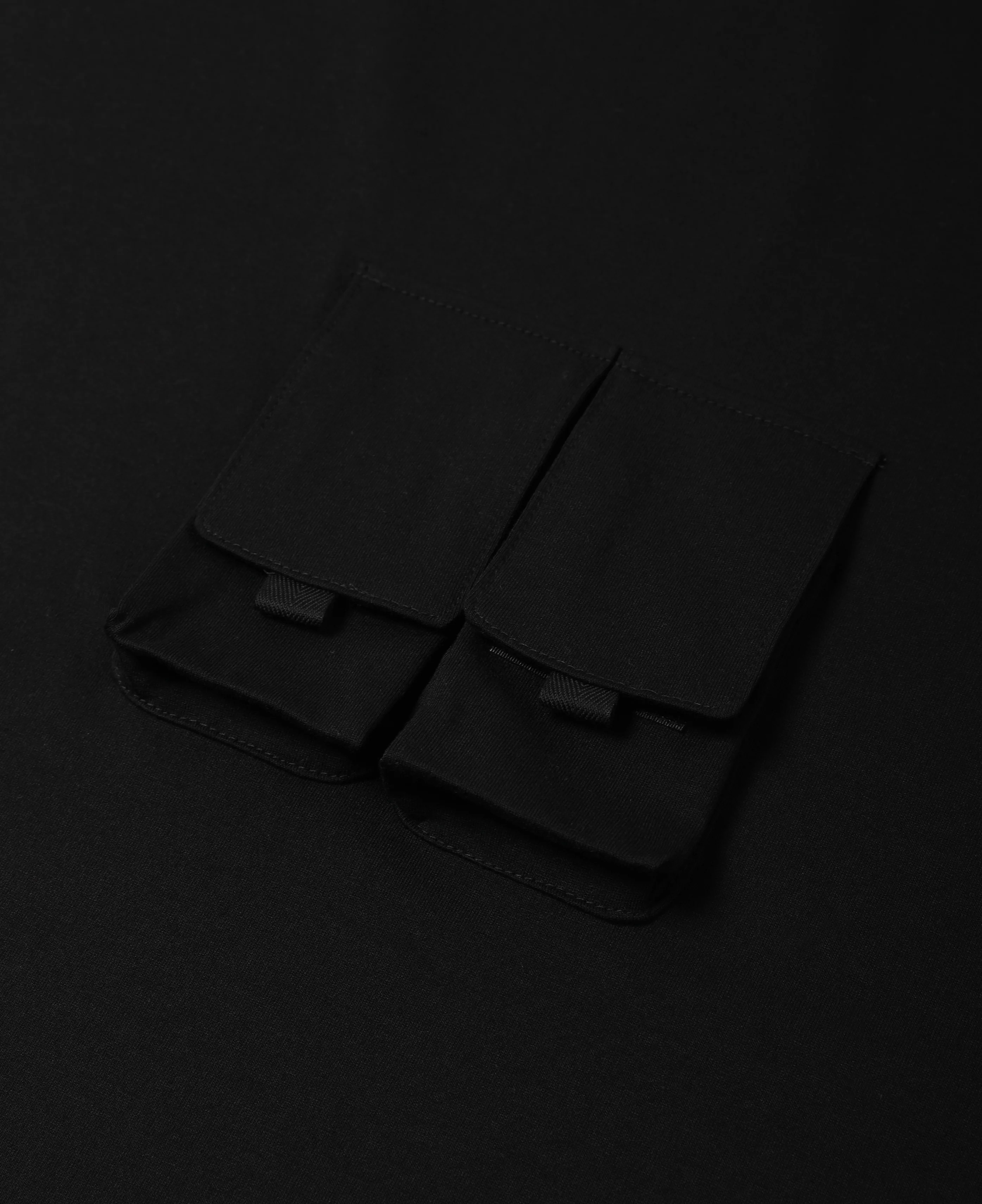 Multi Pocket T-Shirt (Black) - Image 3
