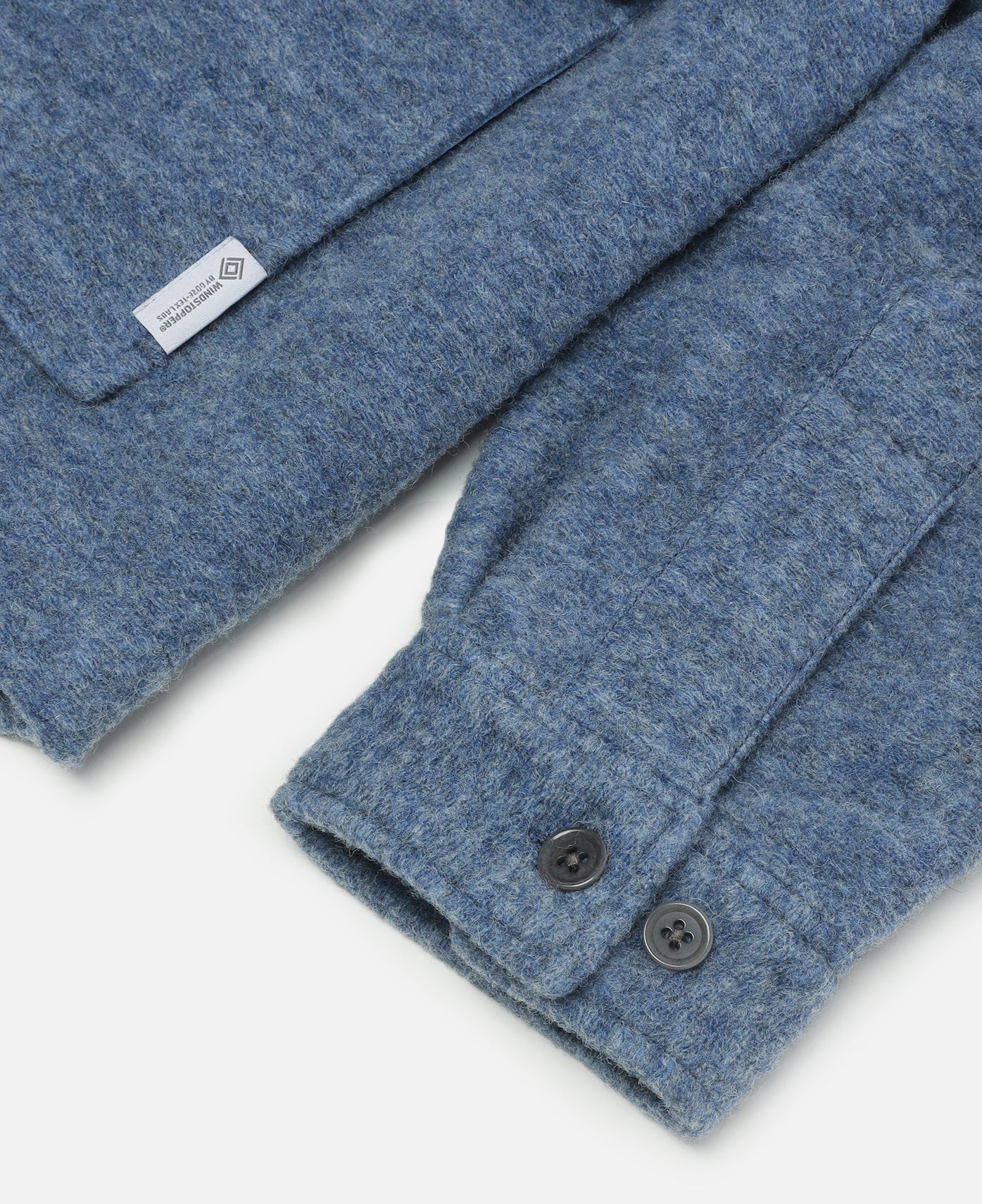 Windstopper Sliver Knit Jacket (Blue) - Image 5