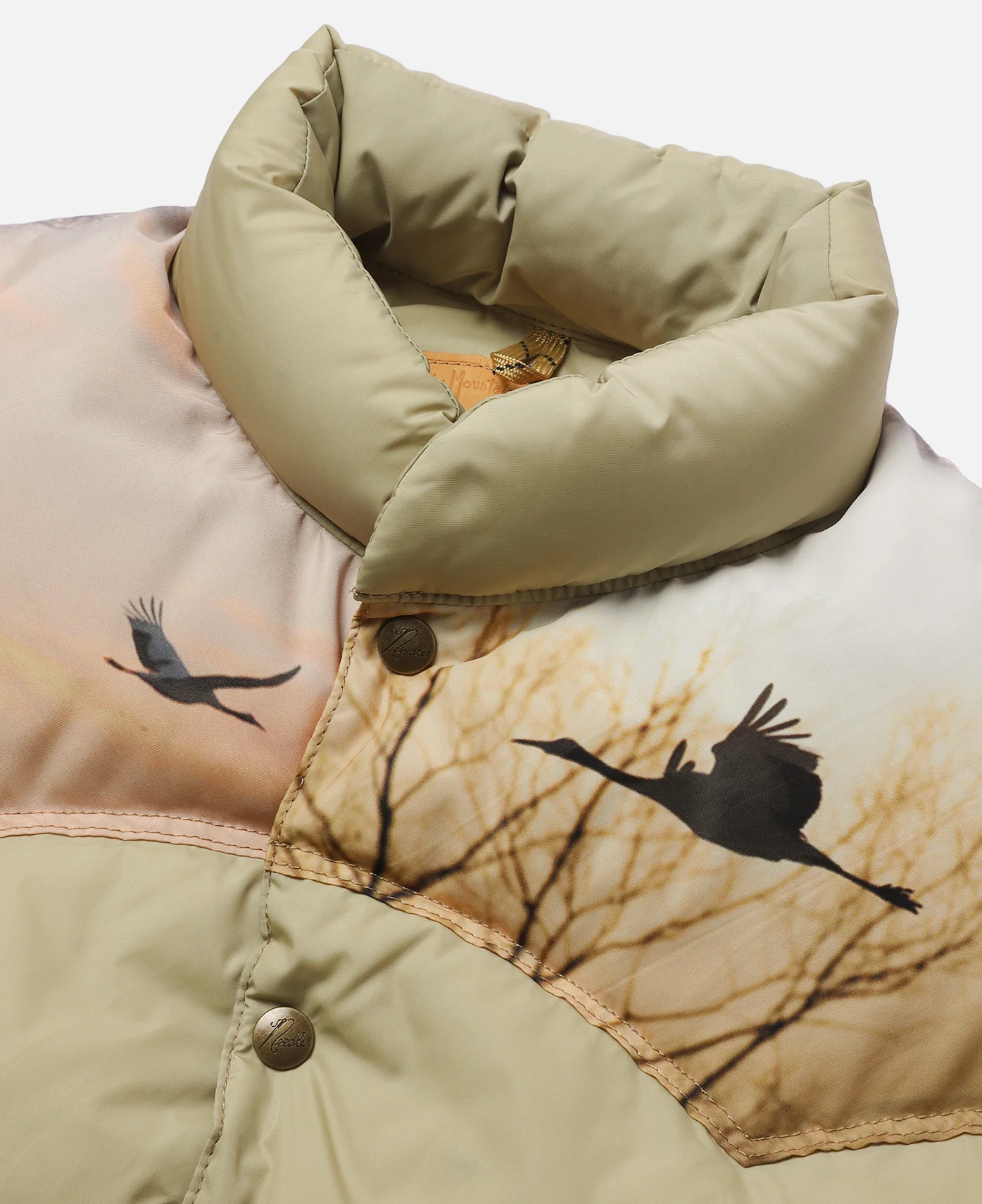 Needles x Rocky Mountain Featherbed Down Vest (Beige) - Image 3
