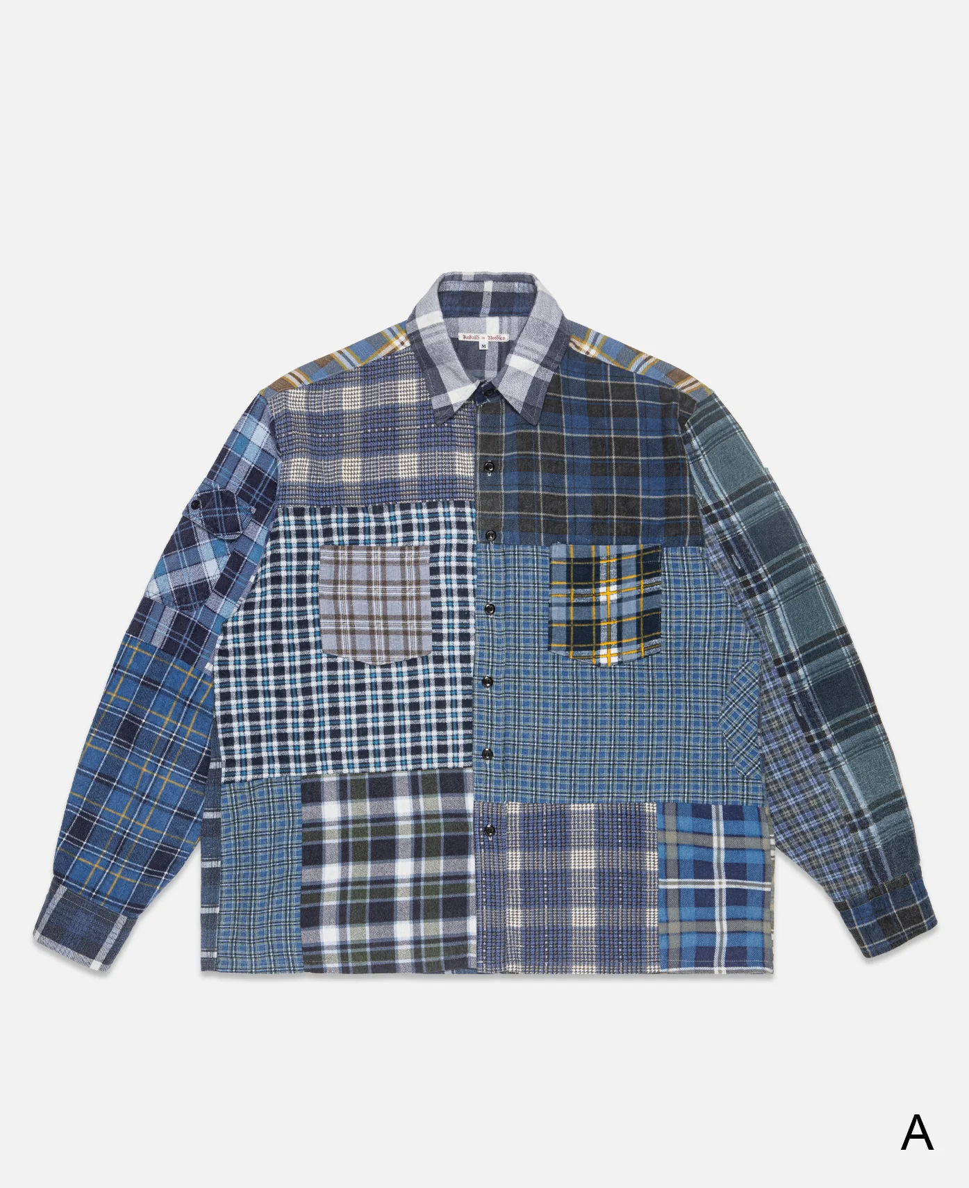 Straight Hem Flannel Shirt (Multi) - Image 10