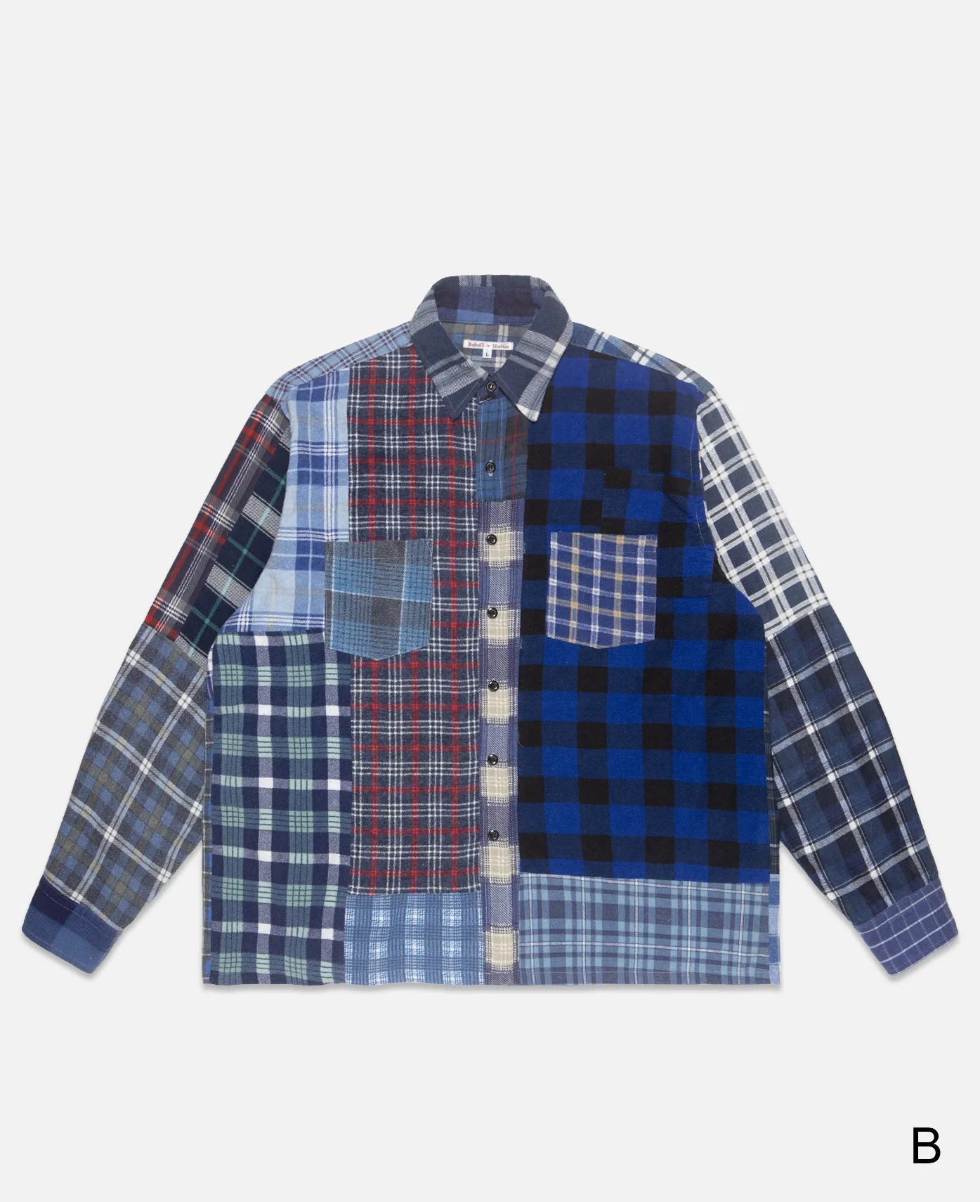Straight Hem Flannel Shirt (Multi) - Image 11