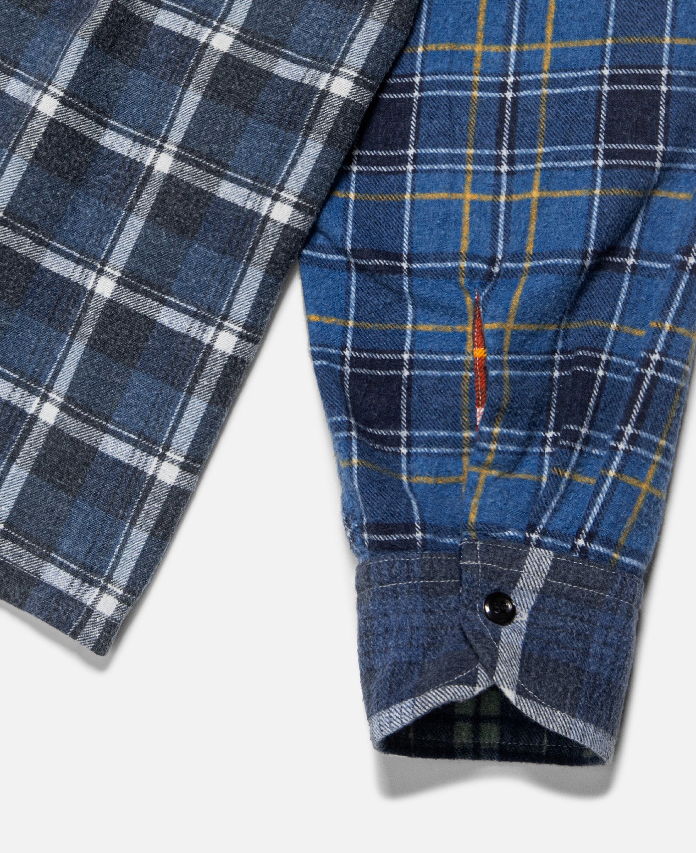Straight Hem Flannel Shirt (Multi) - Image 4