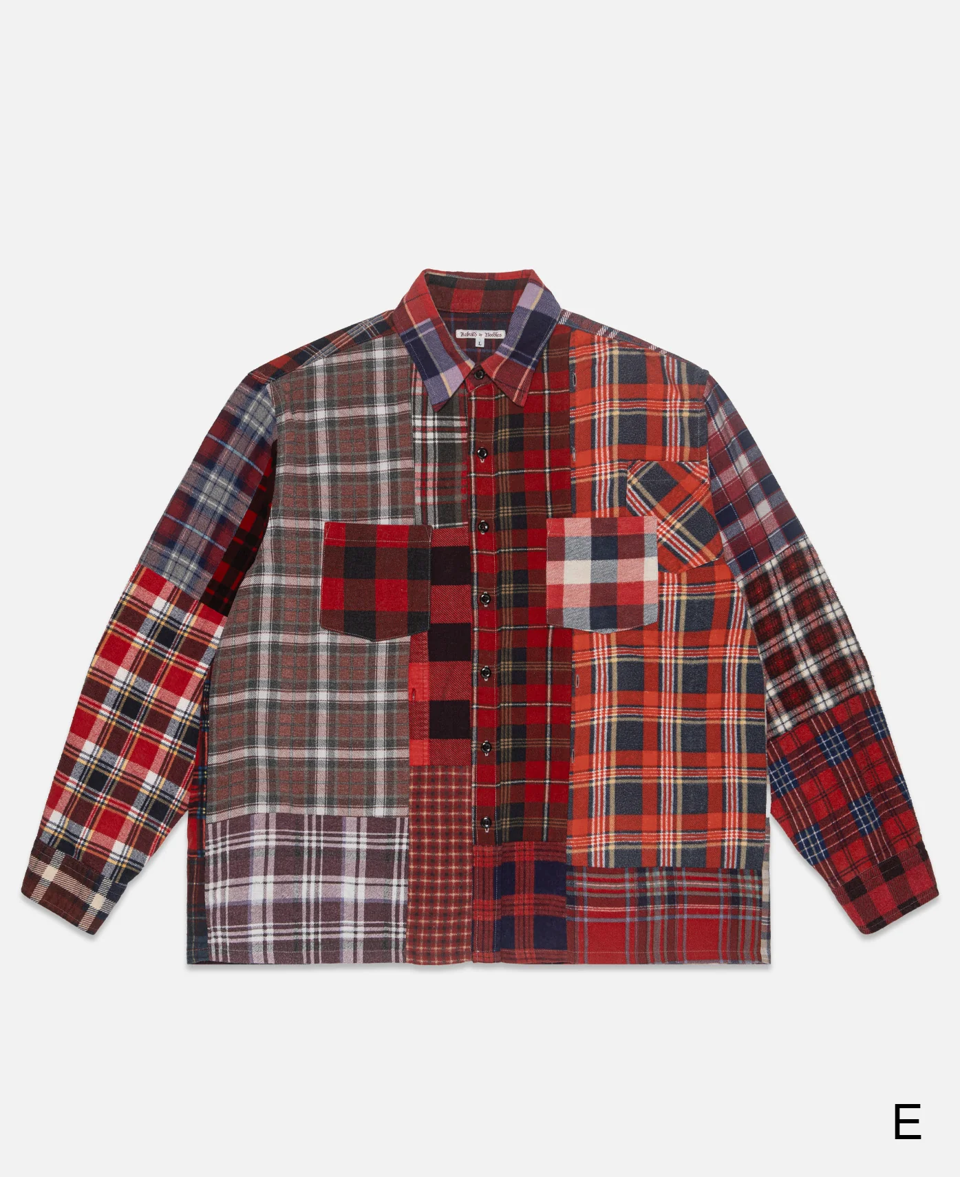 Straight Hem Flannel Shirt (Multi) - Image 7