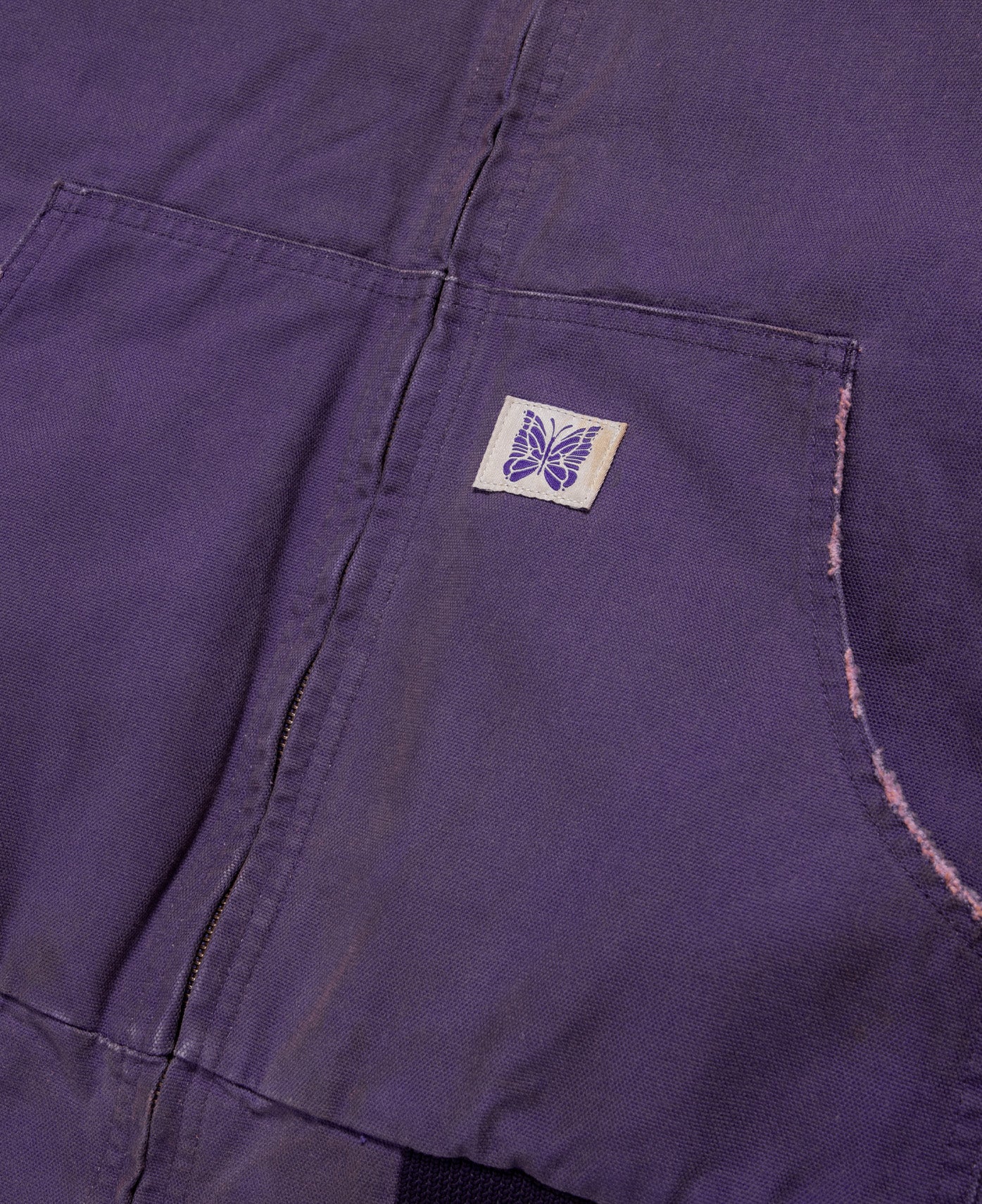 Zipped Work Hoodie (Purple) - Image 4