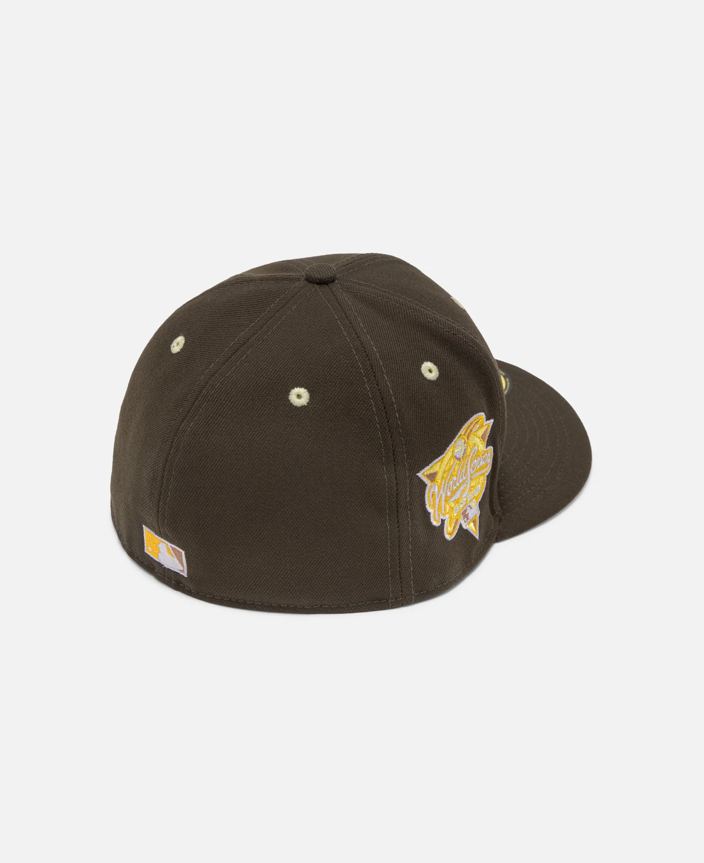 Easter New York Yankees Cooperstown Soft Yellow Undervisor Walnut 59Fifty Cap (Brown) - Image 3