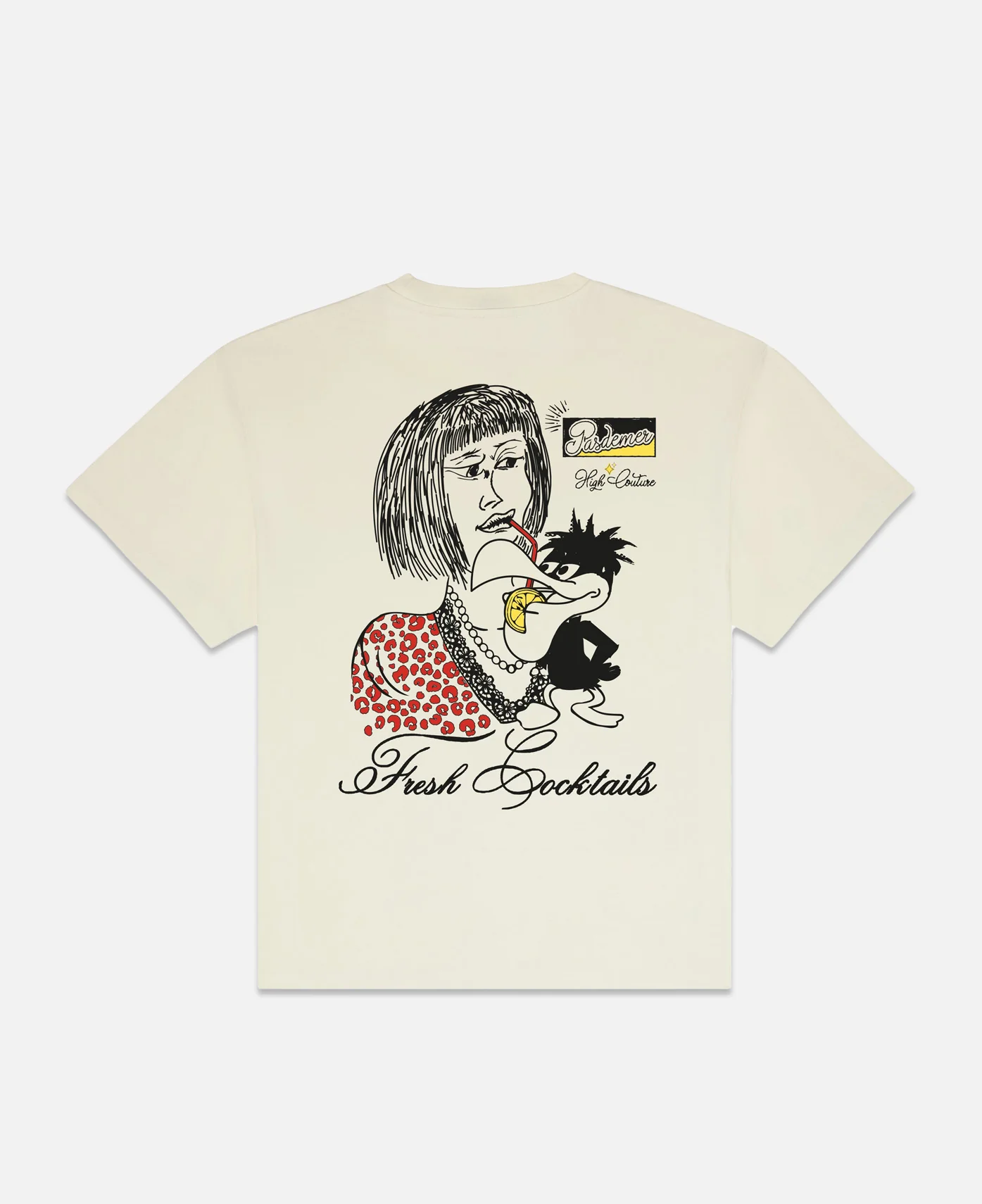 Fresh Cocktails T-Shirt (Cream) - Image 2