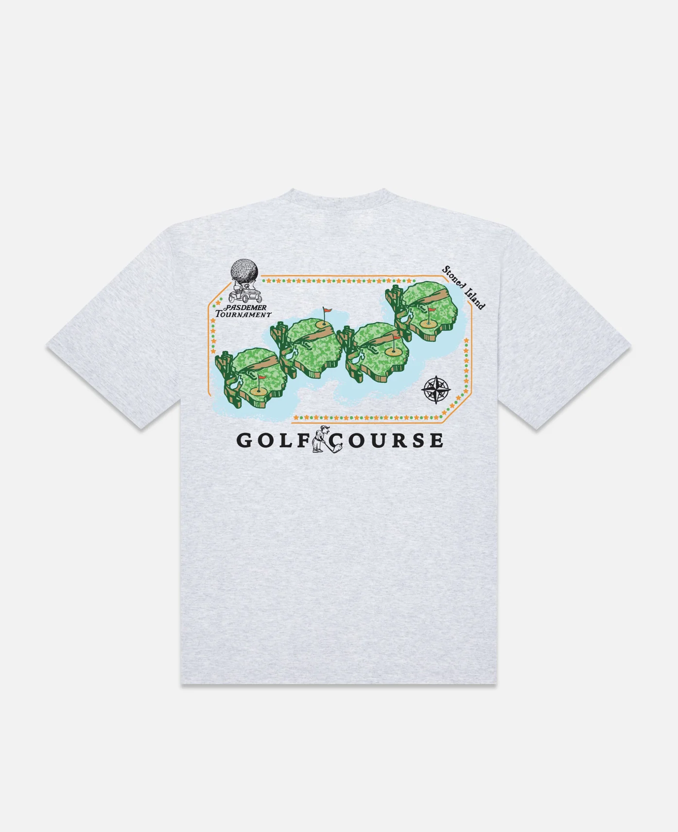 Golf Course T-Shirt (Grey) - Image 2