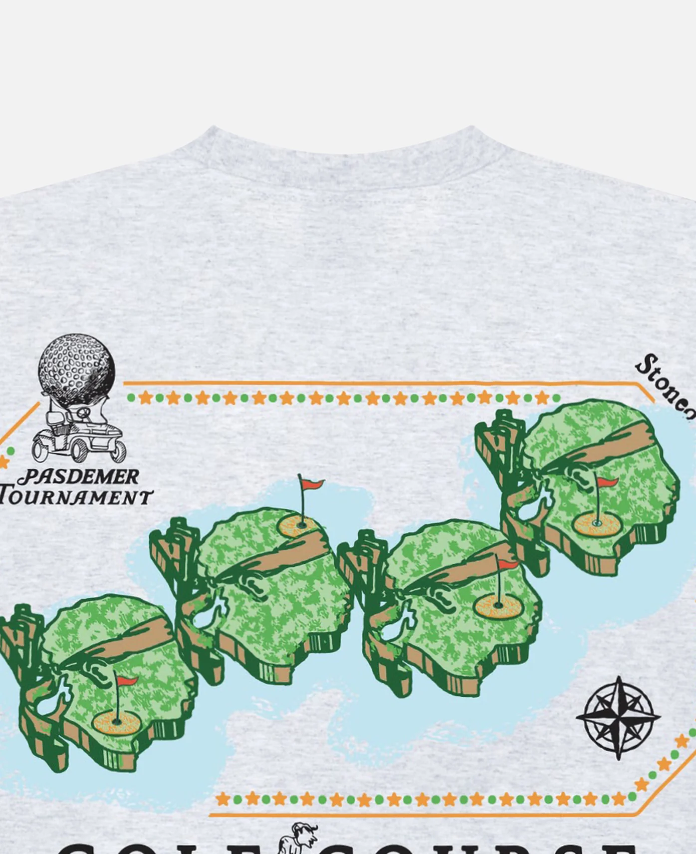 Golf Course T-Shirt (Grey) - Image 4