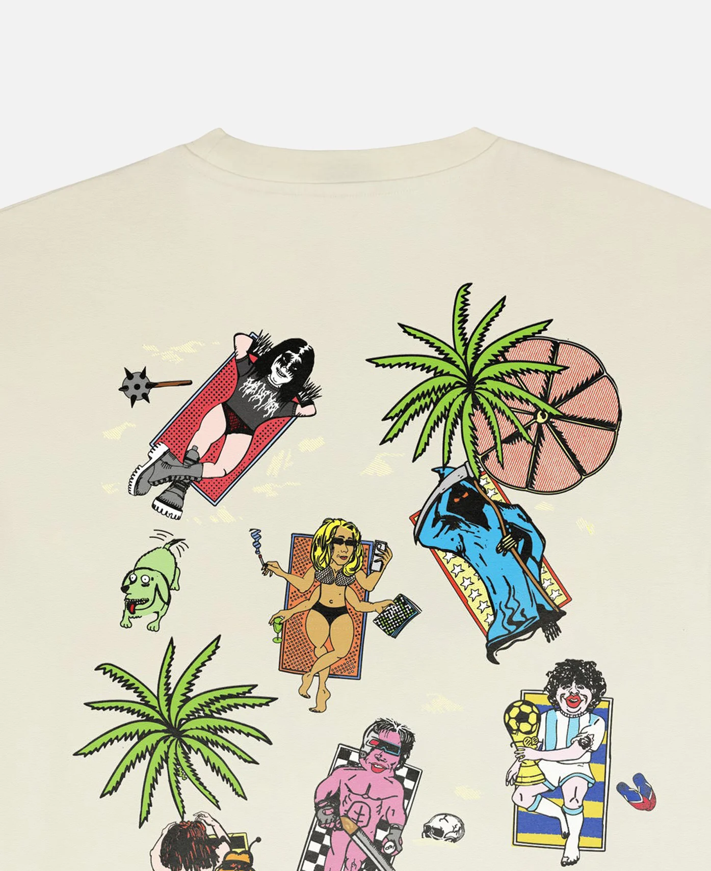 Sunburn T-Shirt (Cream) - Image 4