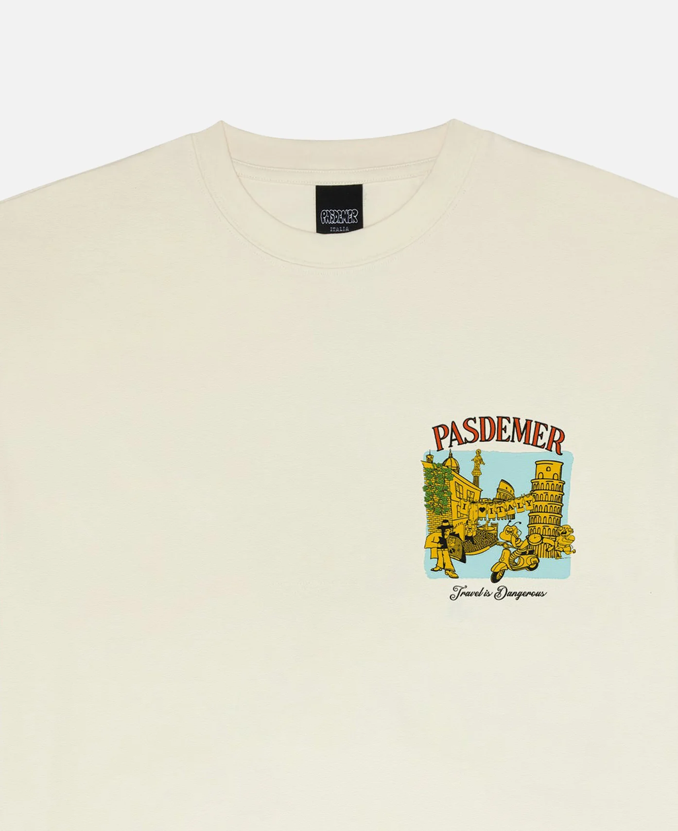 I Love Italy T-Shirt (Cream) - Image 3