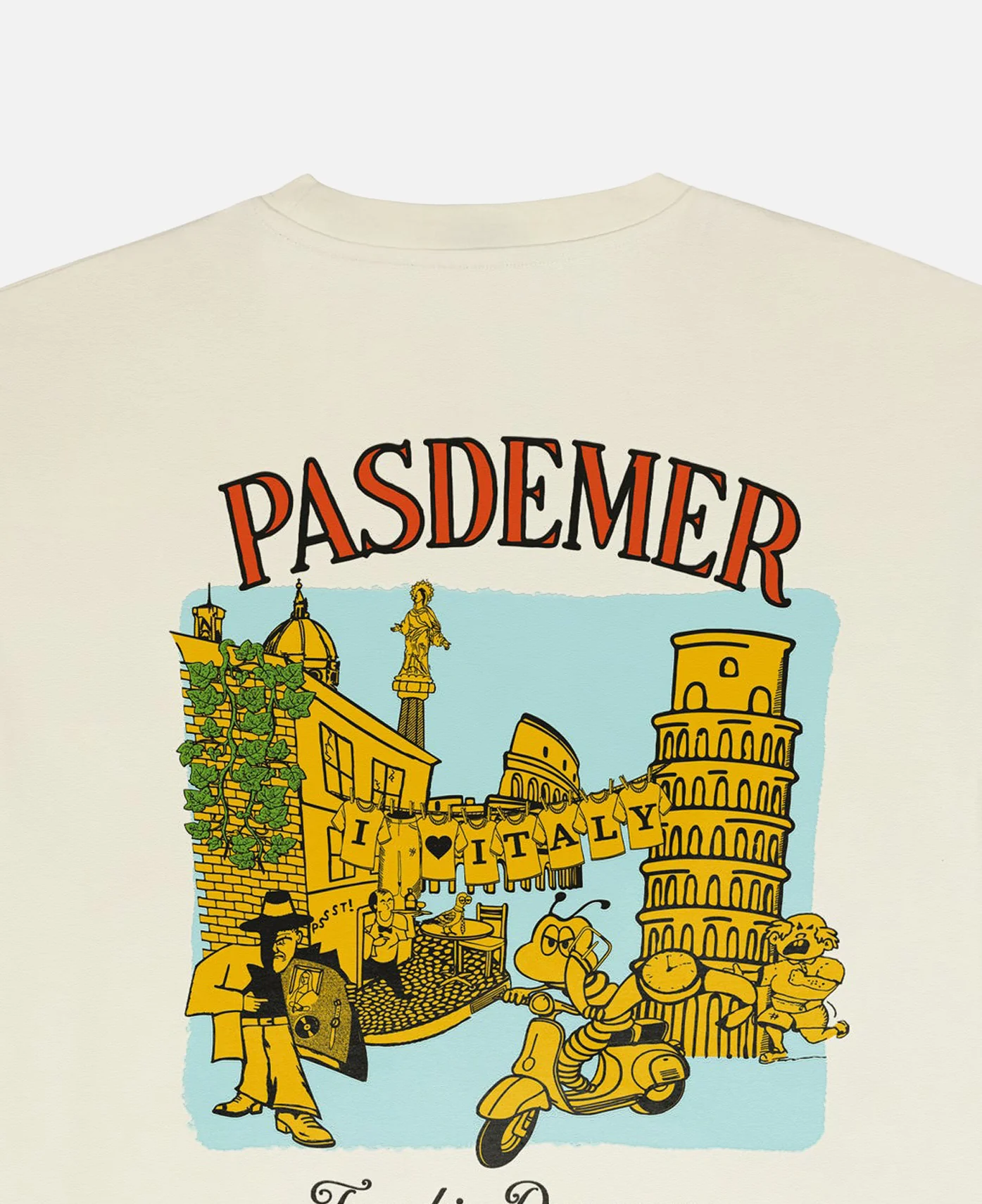 I Love Italy T-Shirt (Cream) - Image 4