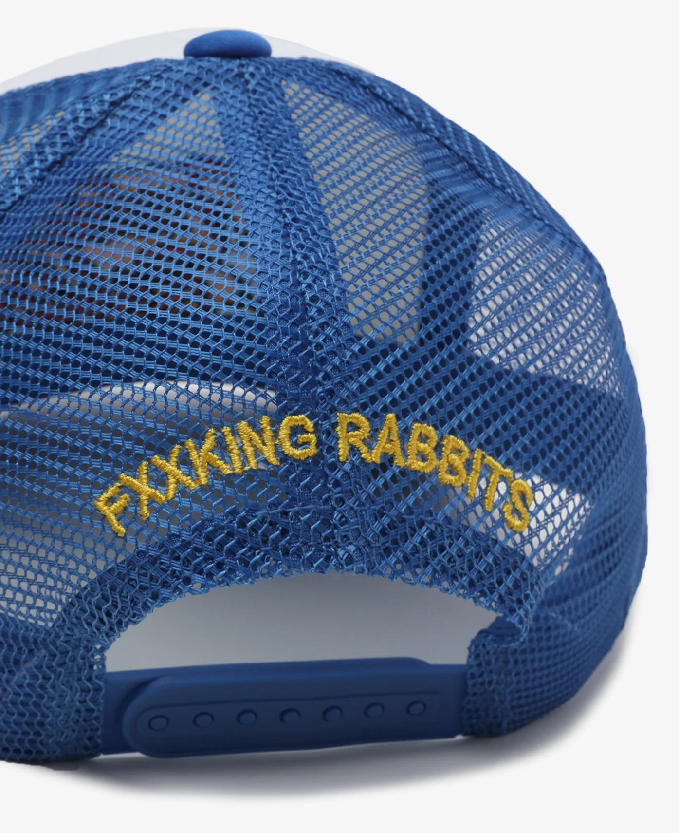 Retro Logo Mesh Cap (Blue) - Image 4