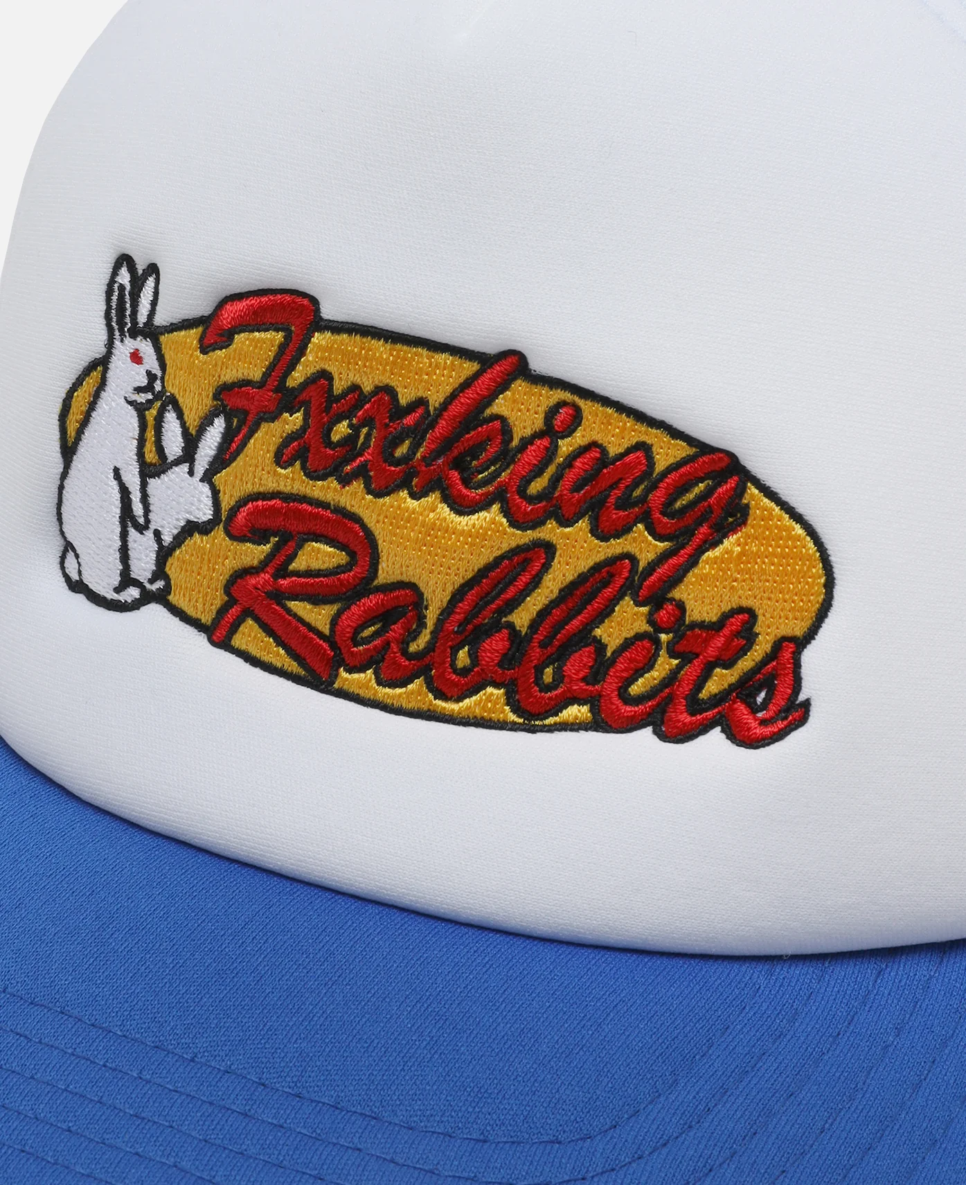 Retro Logo Mesh Cap (Blue) - Image 5